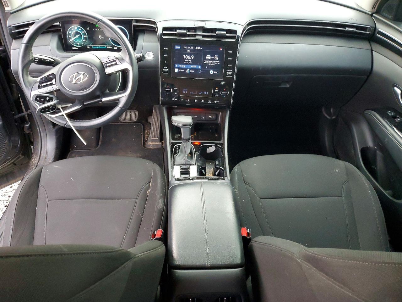 2022 Hyundai Tucson Gray vin: 5NMJFCAE2NH035077