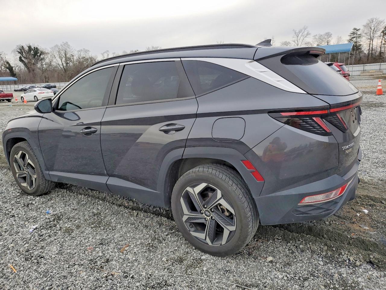 2022 Hyundai Tucson Gray vin: 5NMJFCAE2NH035077