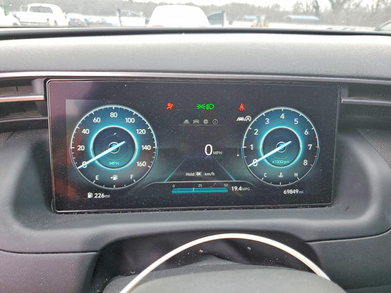 2022 Hyundai Tucson Gray vin: 5NMJFCAE2NH035077