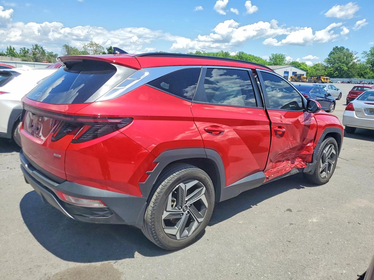 2023 Hyundai Tucson Sel Красный vin: 5NMJFCAE2PH206249