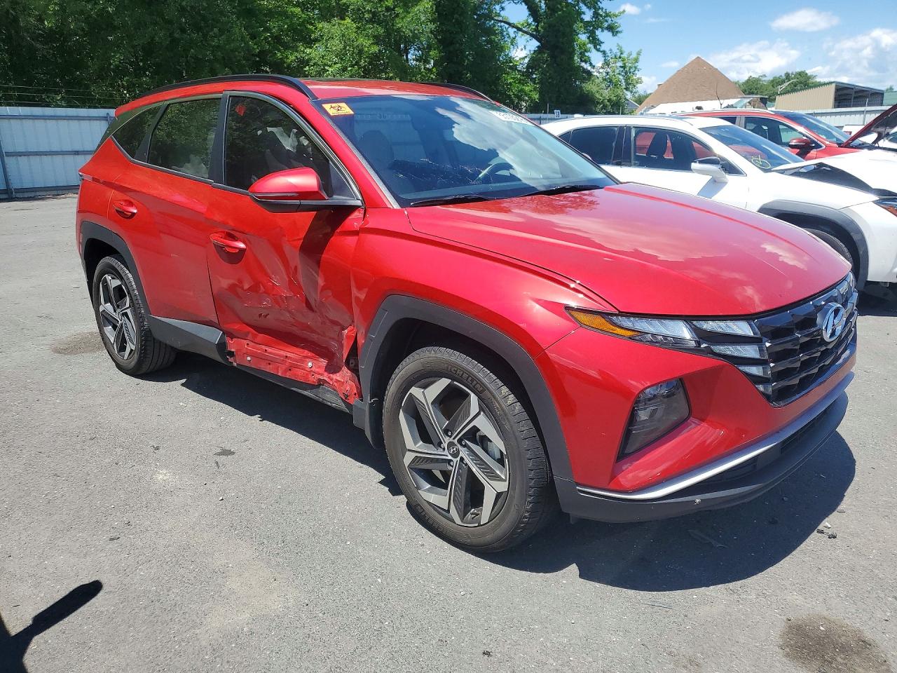 2023 Hyundai Tucson Sel Красный vin: 5NMJFCAE2PH206249