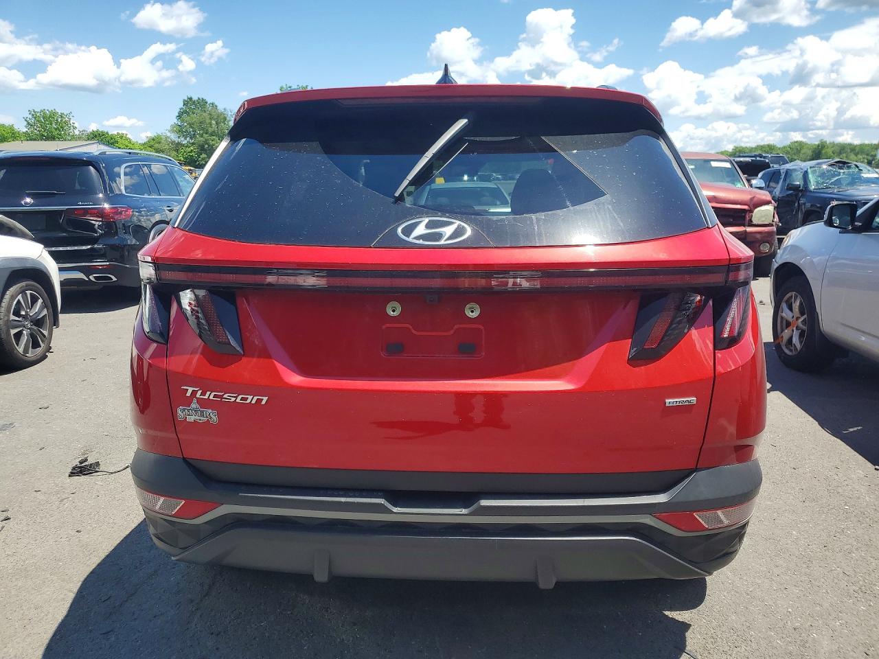 2023 Hyundai Tucson Sel Красный vin: 5NMJFCAE2PH206249