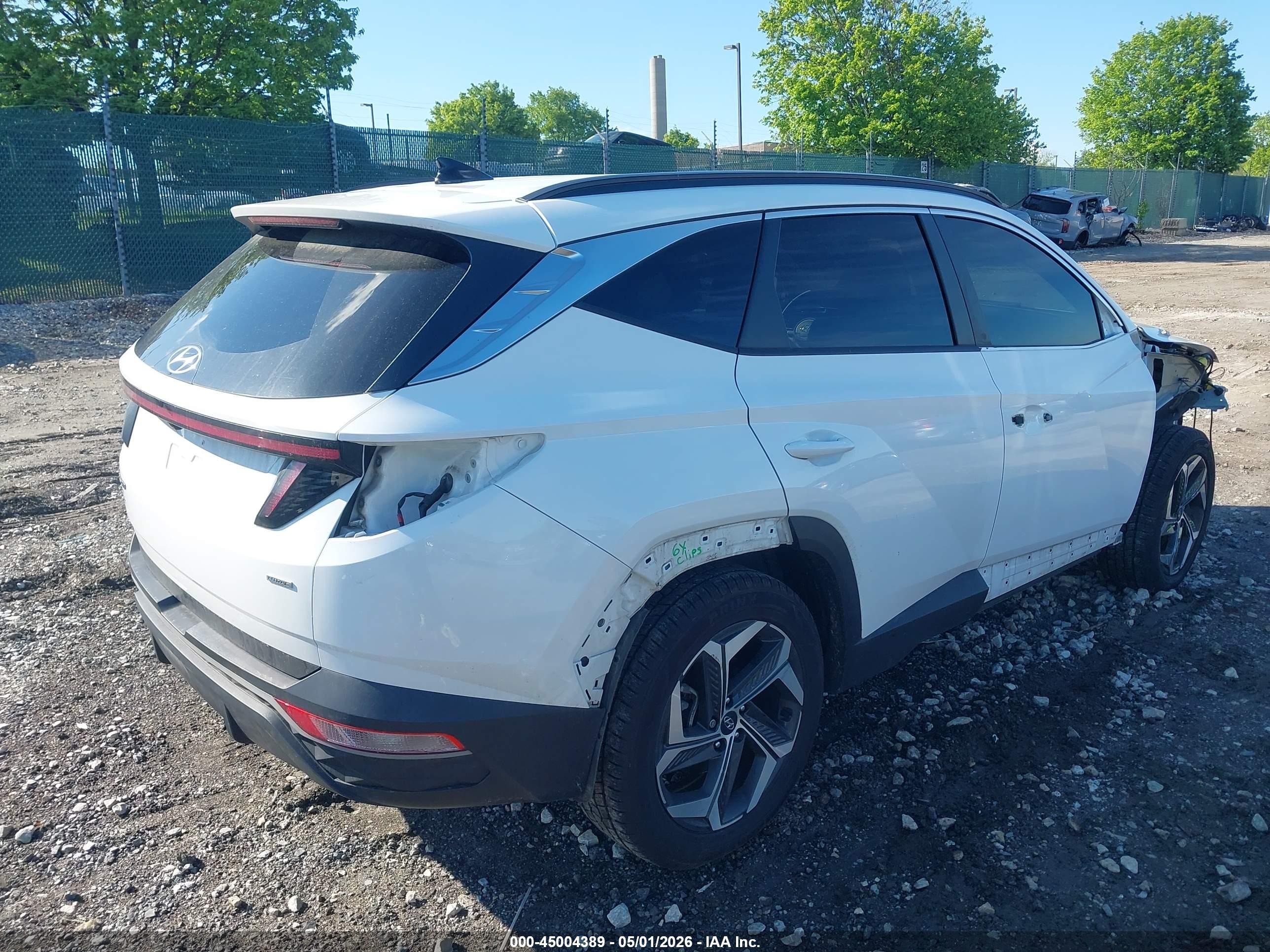 2023 Hyundai Tucson Sel White vin: 5NMJFCAE3PH190157