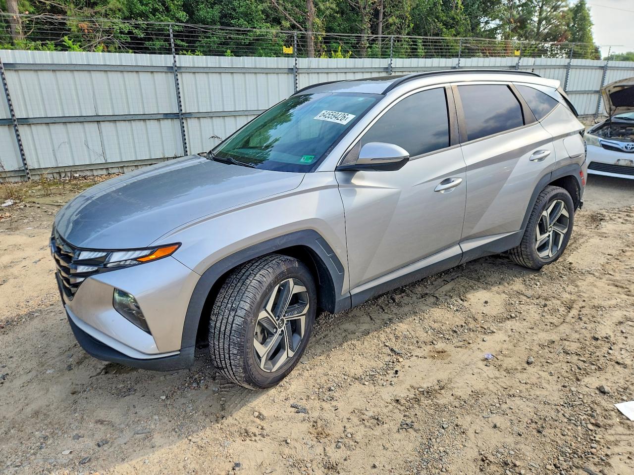 2022 Hyundai Tucson Sel Silver vin: 5NMJFCAE5NH063262