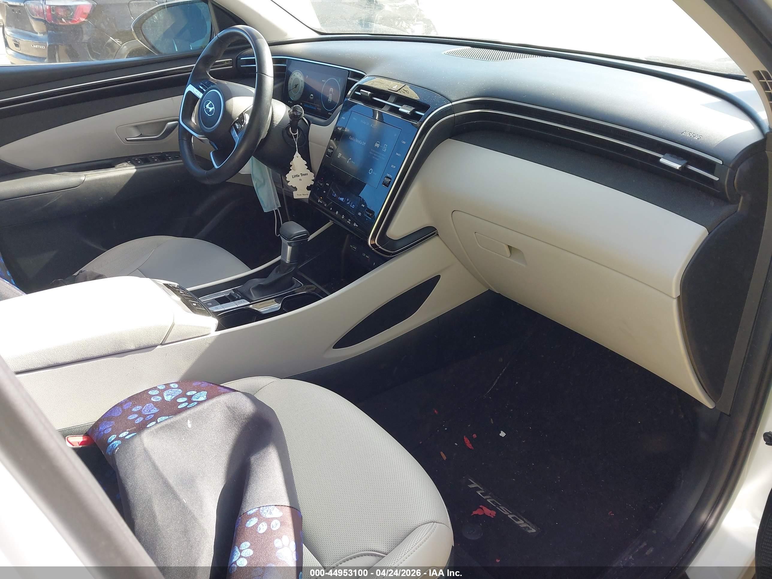2023 Hyundai Tucson Sel Белый vin: 5NMJFCAE6PH239044