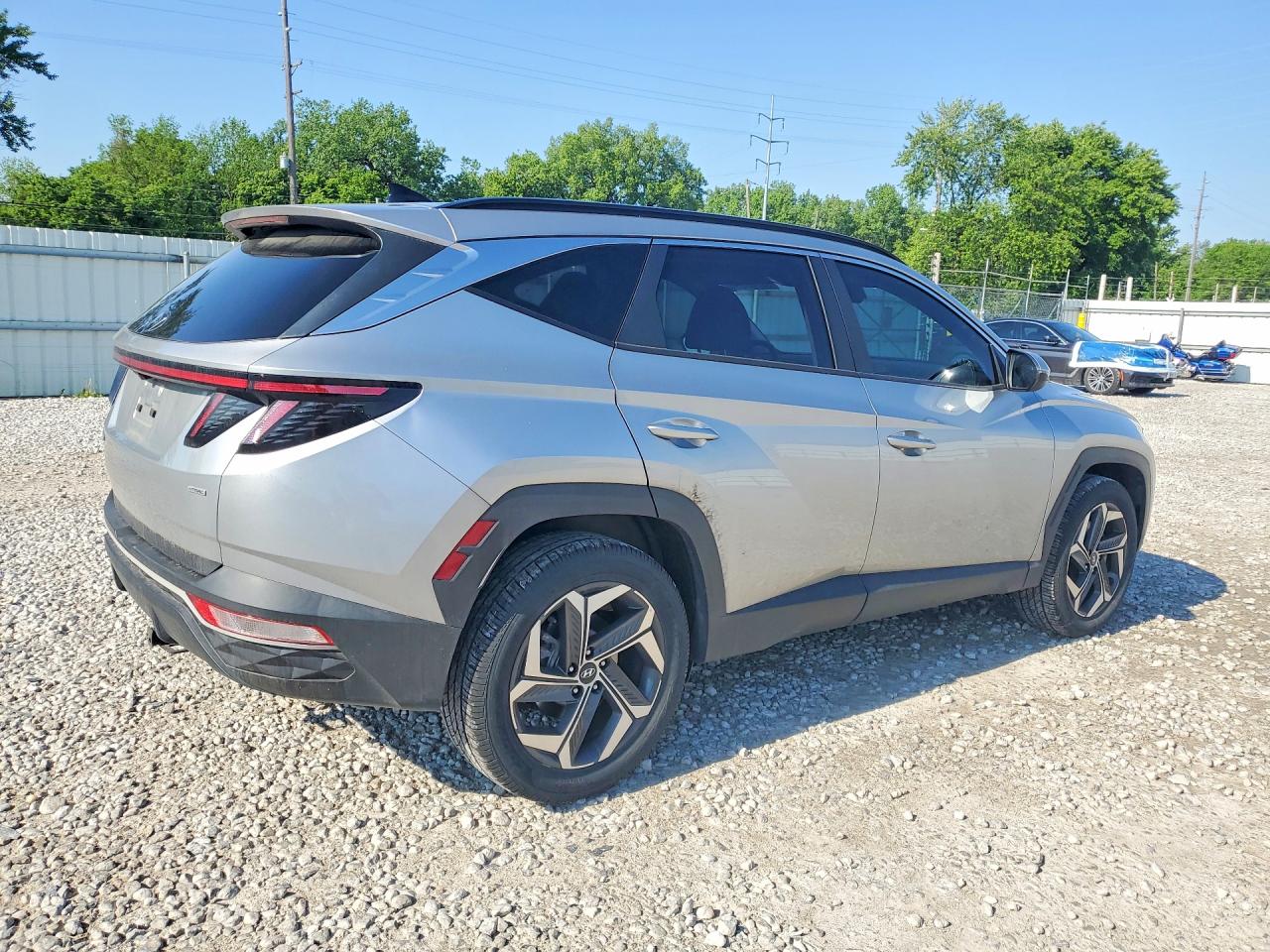 2022 Hyundai Tucson Sel Silver vin: 5NMJFCAE8NH115788