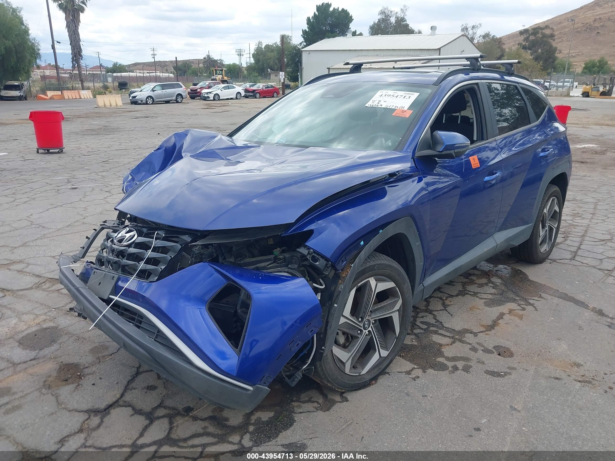 2022 Hyundai Tucson Sel Blue vin: 5NMJFCAE9NH046836