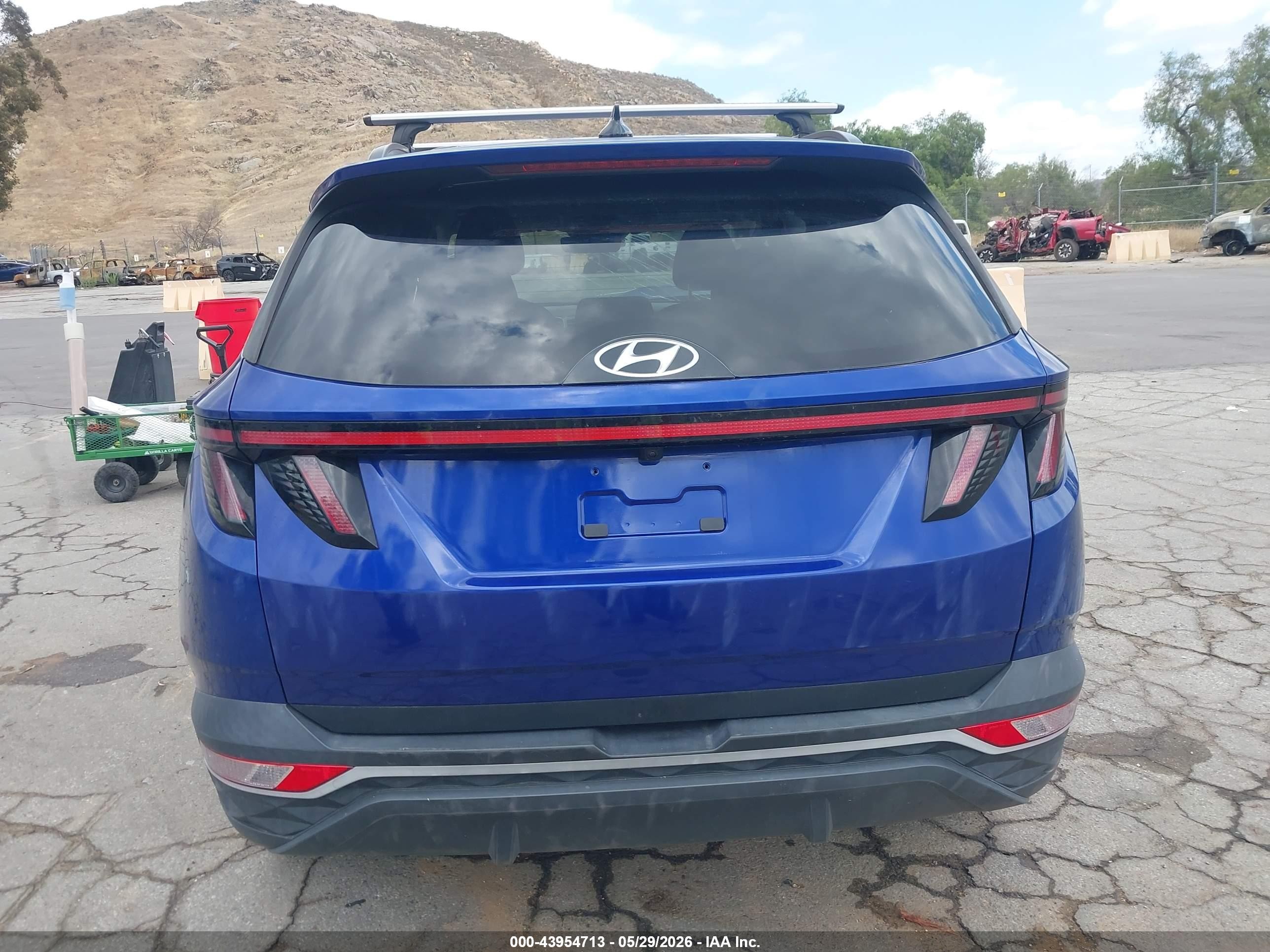 2022 Hyundai Tucson Sel Blue vin: 5NMJFCAE9NH046836