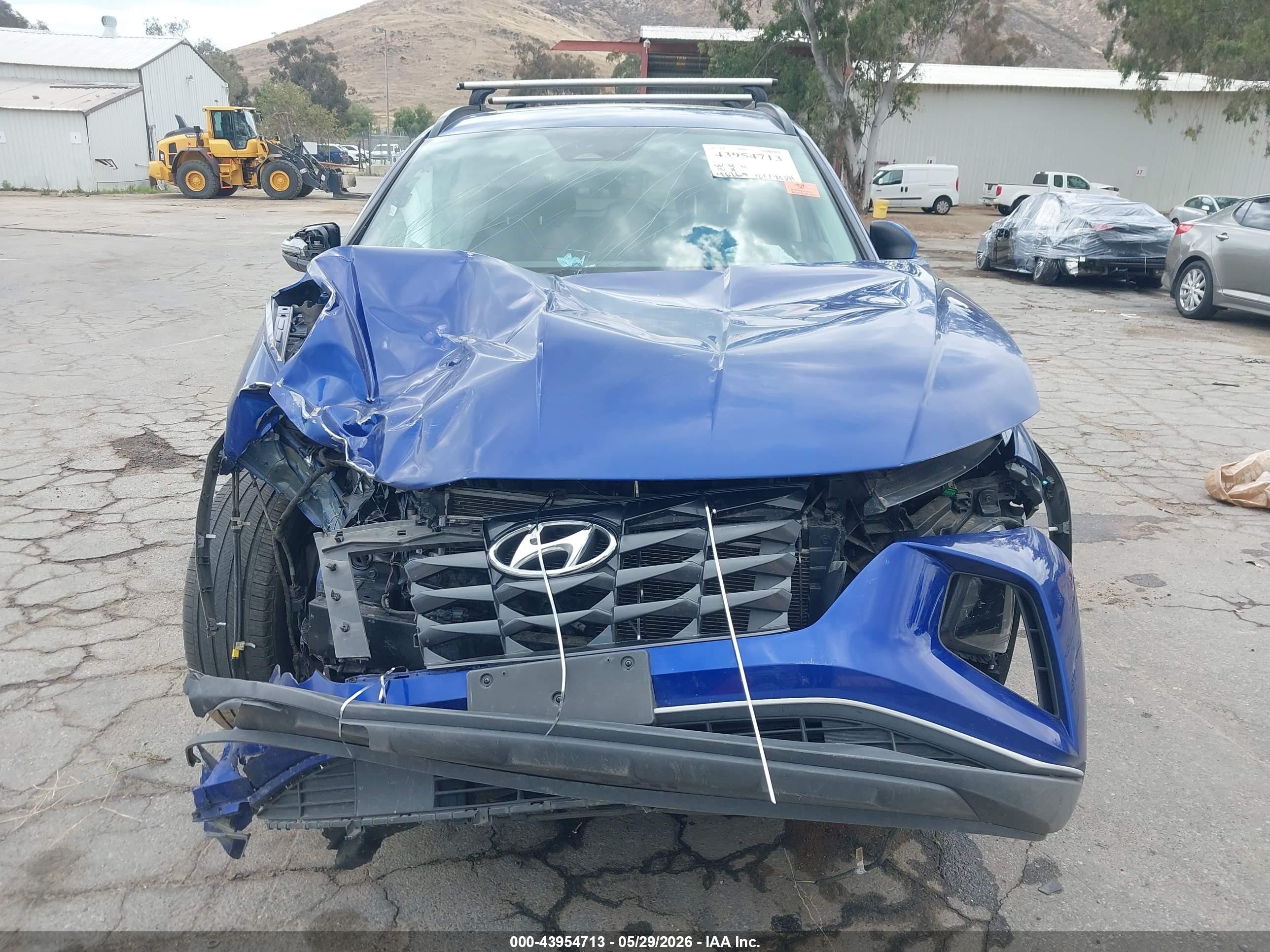 2022 Hyundai Tucson Sel Blue vin: 5NMJFCAE9NH046836