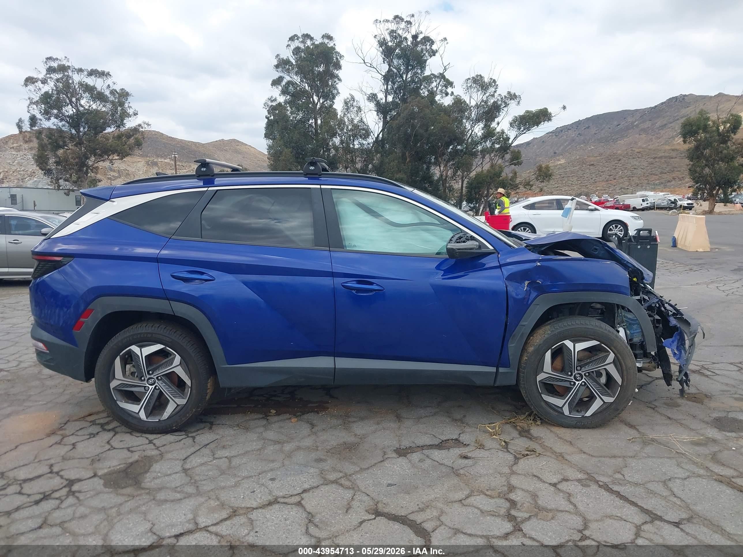 2022 Hyundai Tucson Sel Blue vin: 5NMJFCAE9NH046836