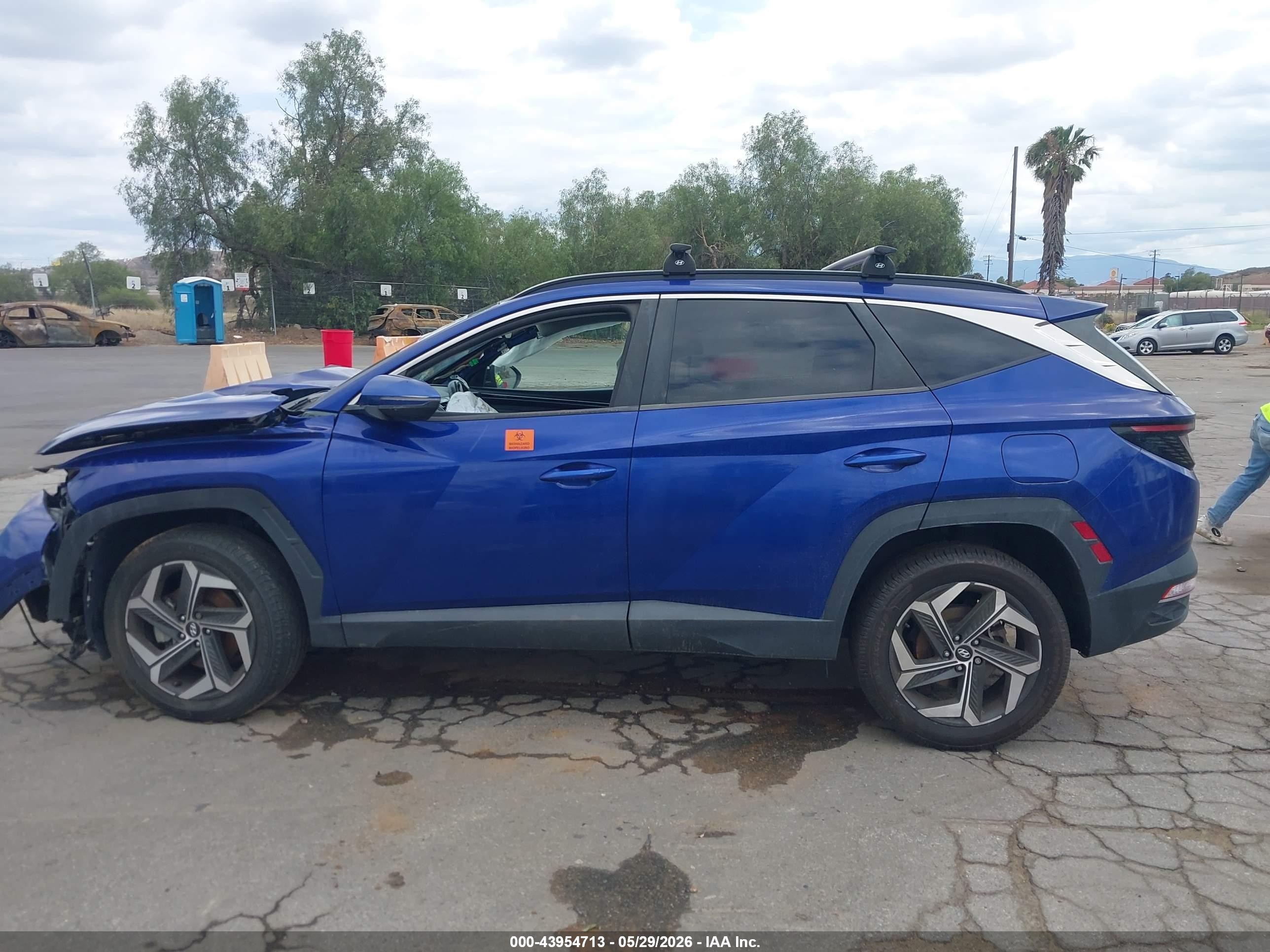 2022 Hyundai Tucson Sel Blue vin: 5NMJFCAE9NH046836