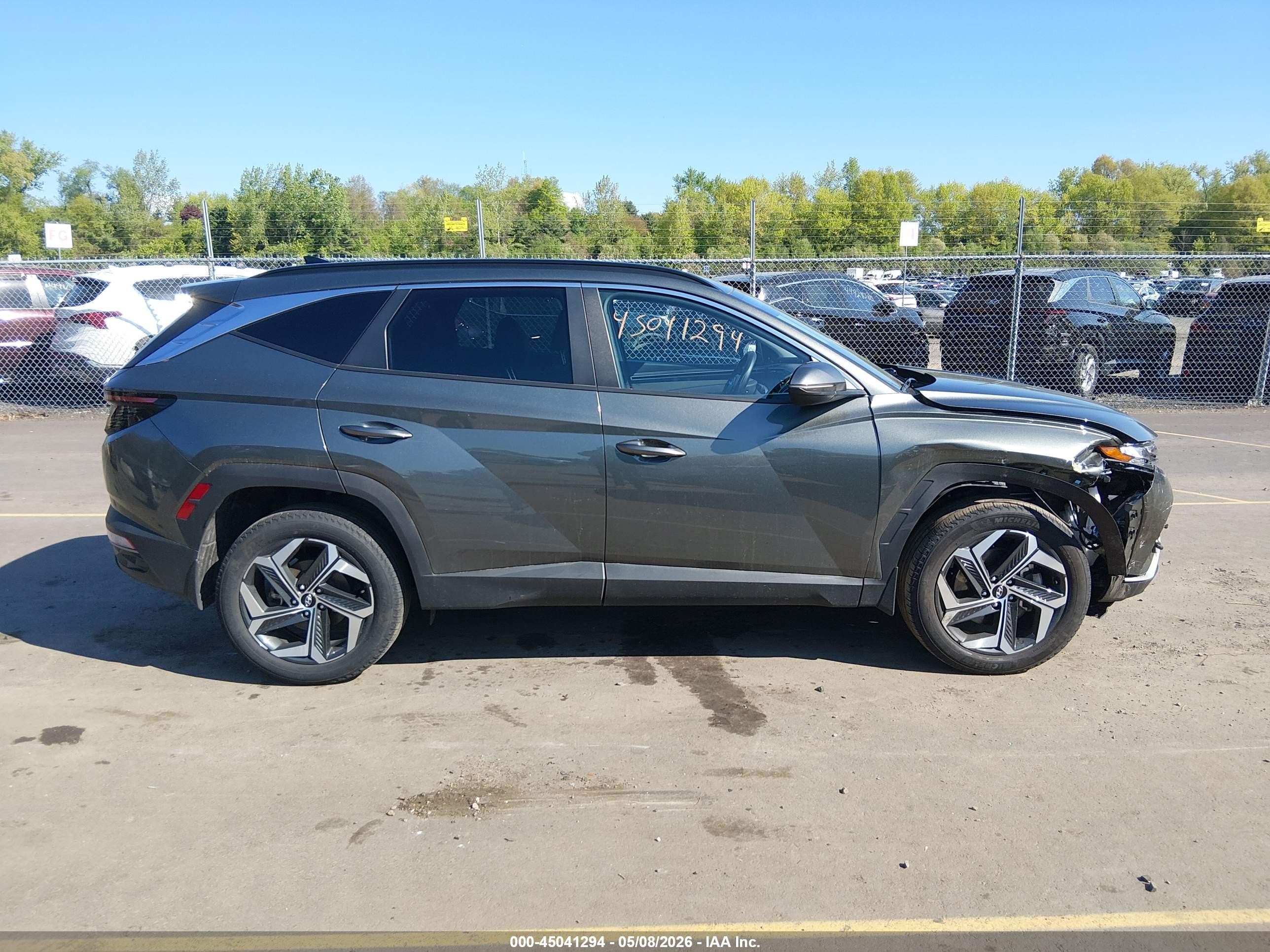 2023 Hyundai Tucson Sel Серый vin: 5NMJFCAEXPH244635