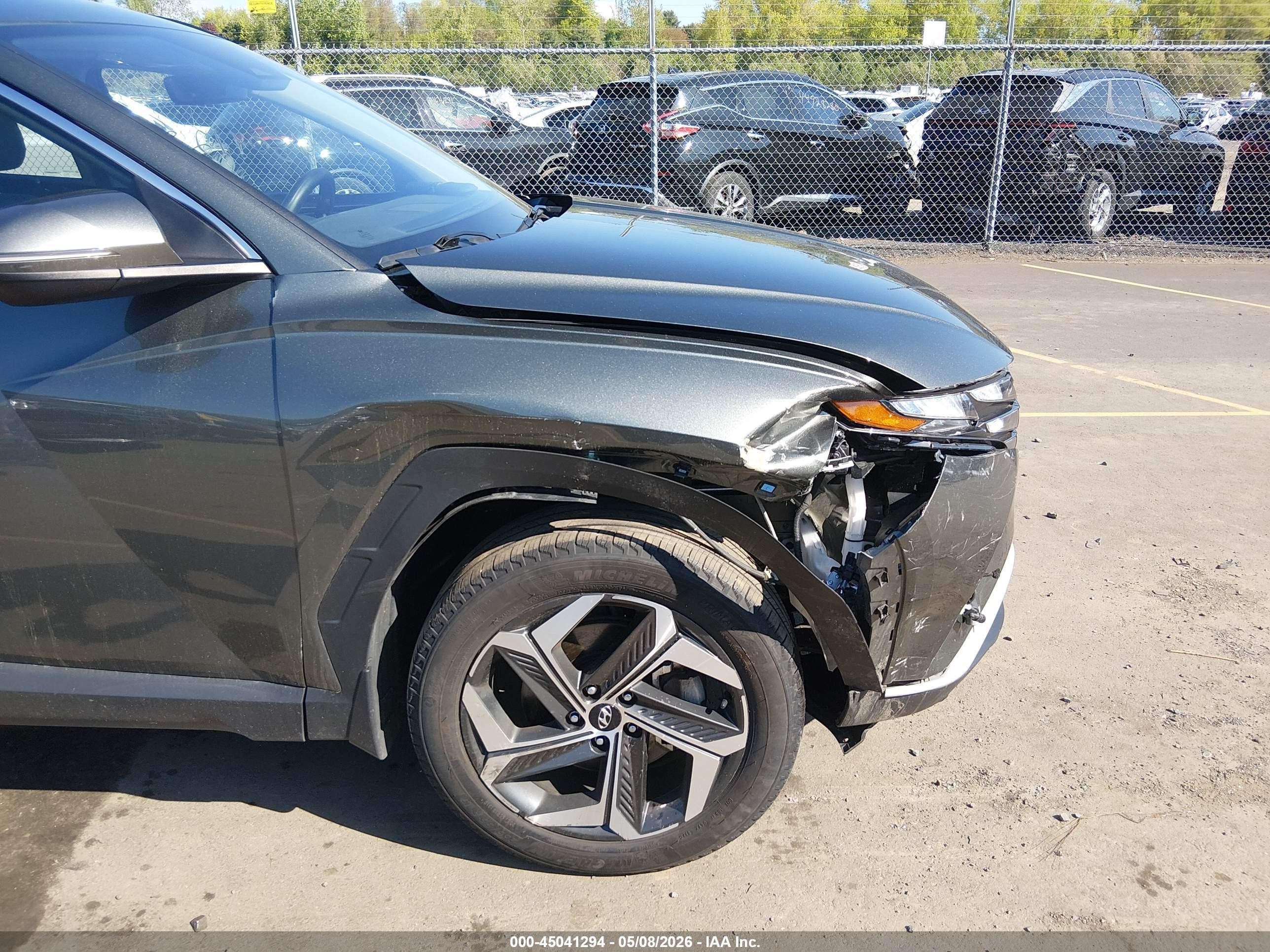 2023 Hyundai Tucson Sel Серый vin: 5NMJFCAEXPH244635