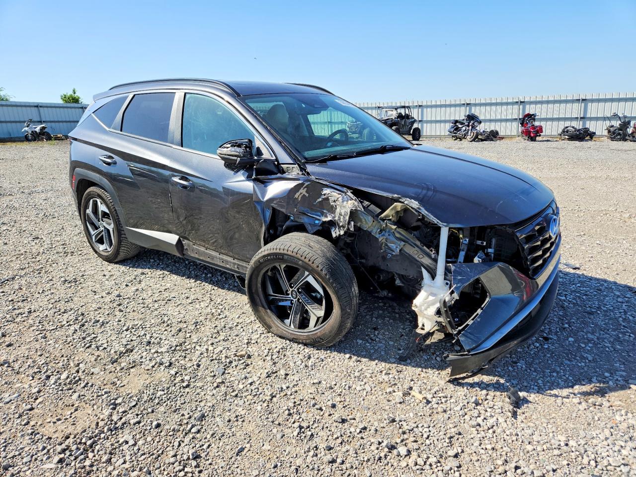 2024 Hyundai Tucson Sel Gray vin: 5NMJFCDE1RH310181