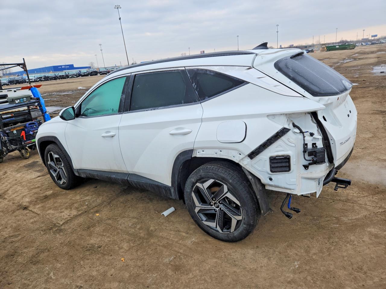 2024 Hyundai Tucson Sel Белый vin: 5NMJFCDE1RH348364