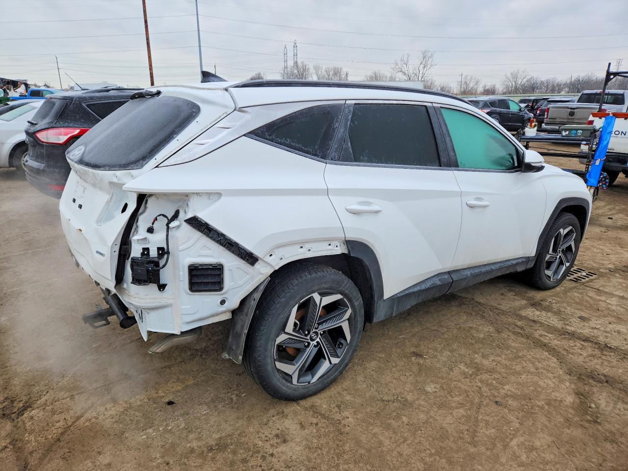 2024 Hyundai Tucson Sel Белый vin: 5NMJFCDE1RH348364