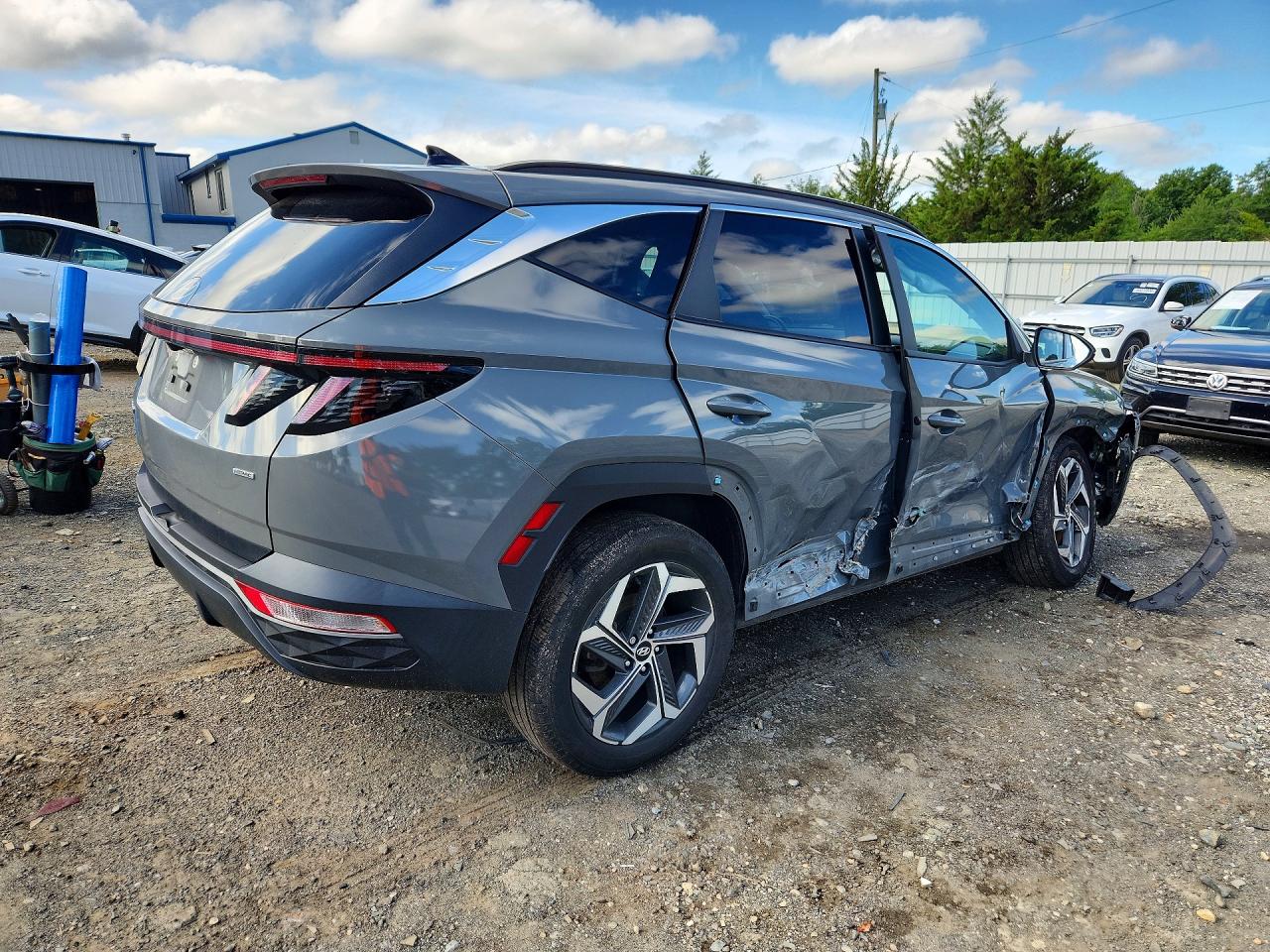 2024 Hyundai Tucson Sel Gray vin: 5NMJFCDE2RH399663