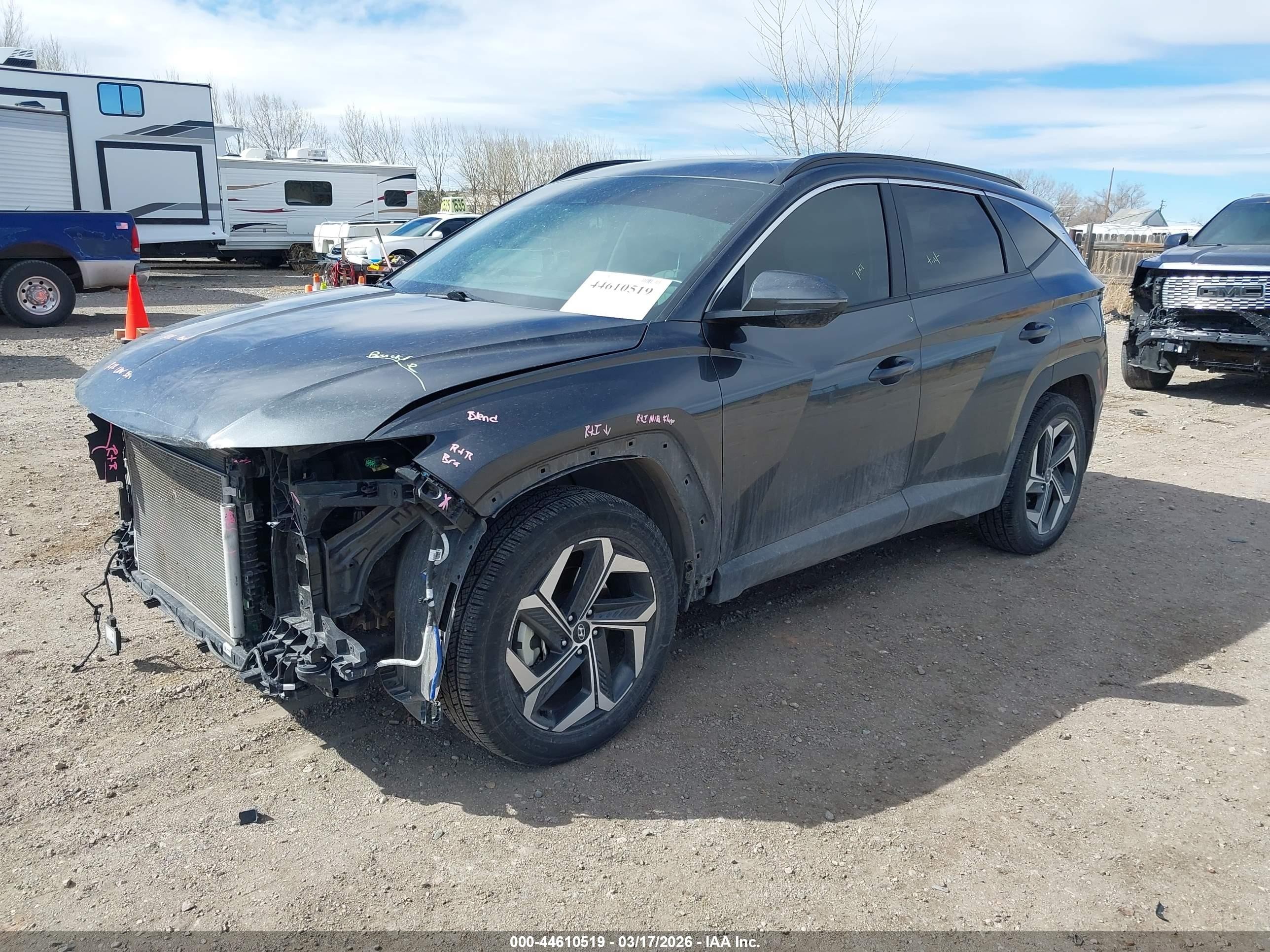 2024 Hyundai Tucson Sel Gray vin: 5NMJFCDE3RH341920