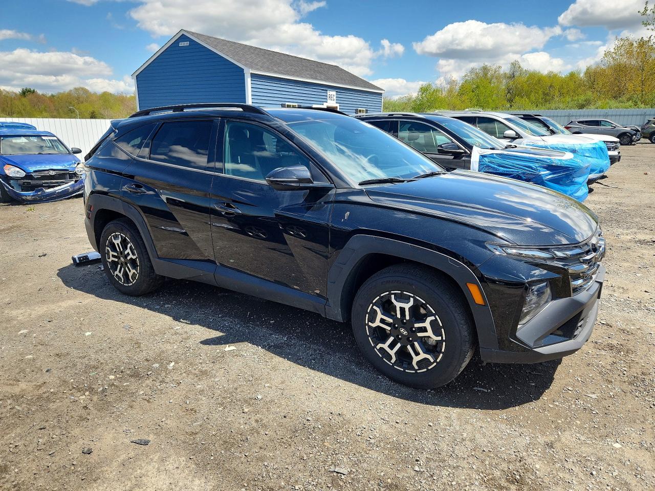 2025 Hyundai Tucson Xrt Черный vin: 5NMJFCDE5SH566622