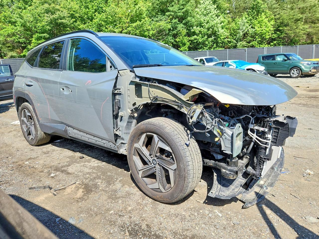 2024 Hyundai Tucson Sel Gray vin: 5NMJFCDEXRH309224