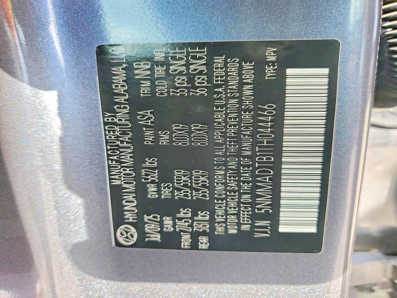 2026 Genesis Gv70 2.5t Standard Blue vin: 5NMMADTB1TH044466