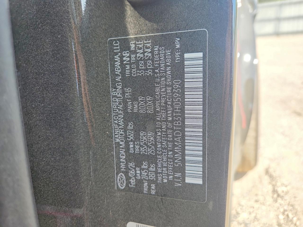 2026 Genesis Gv70 2.5t Select Black vin: 5NMMADTB3TH059390