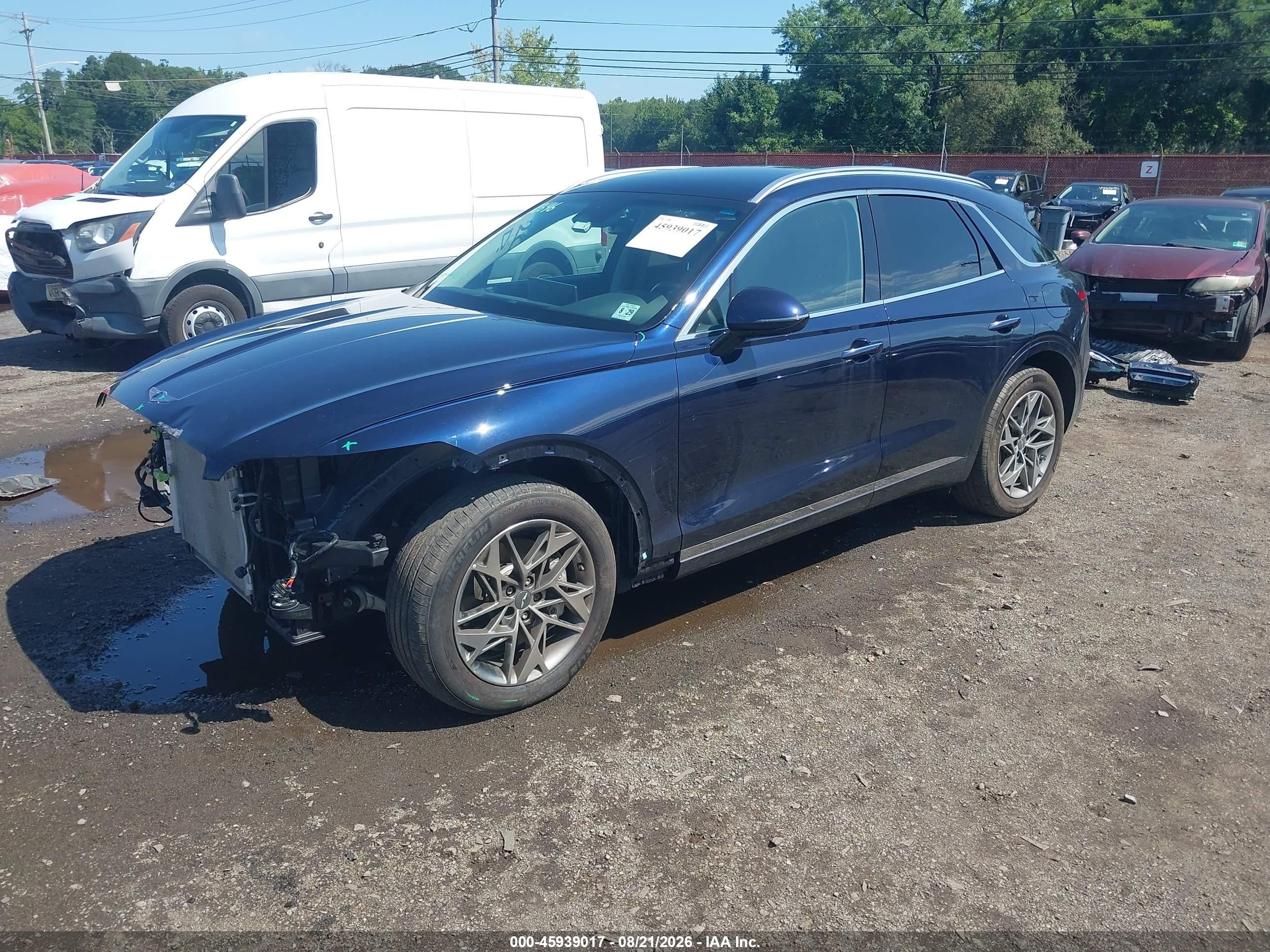 2025 Genesis Gv70 2.5t Awd Blue vin: 5NMMADTB9SH023170
