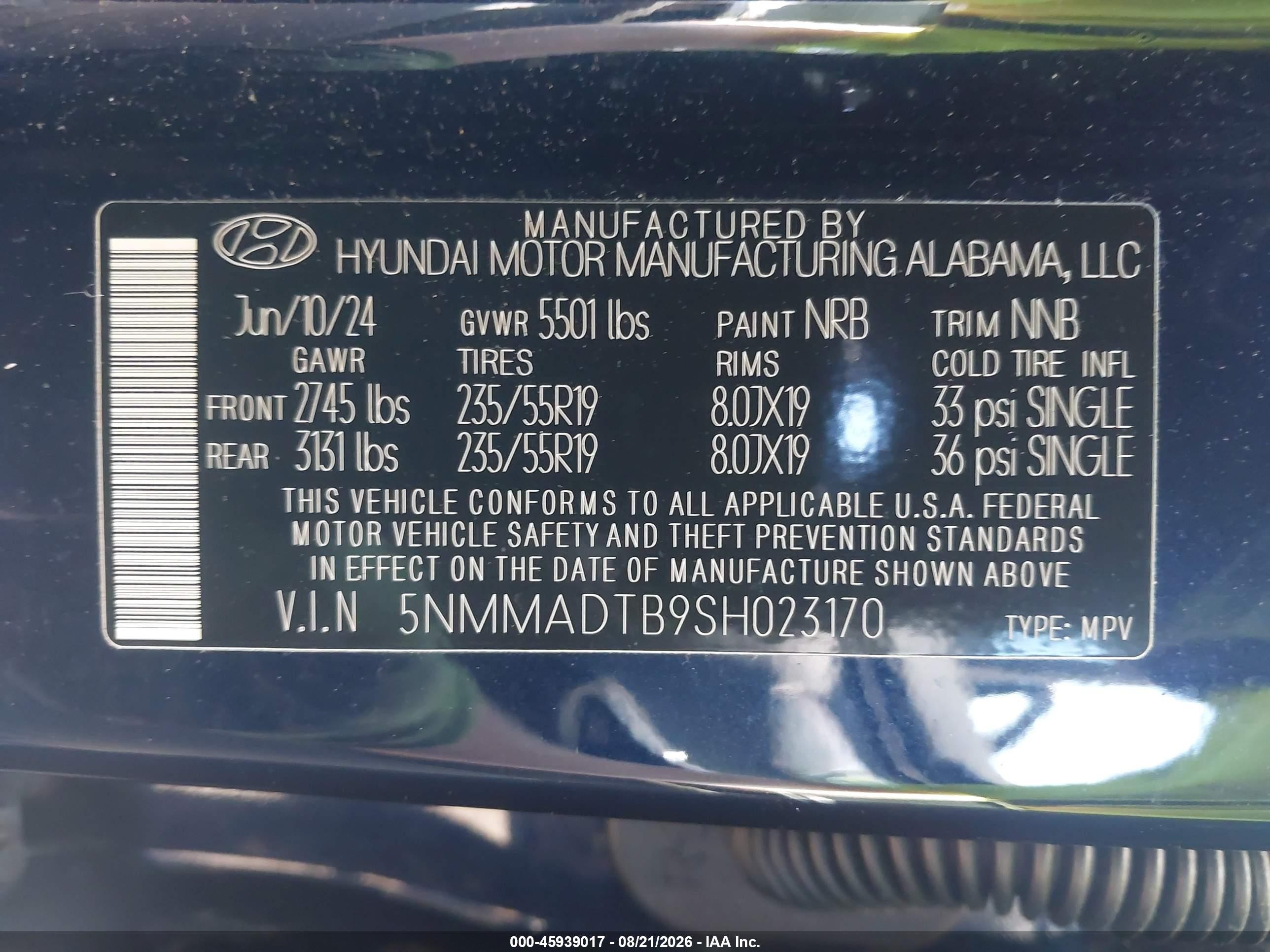 2025 Genesis Gv70 2.5t Awd Blue vin: 5NMMADTB9SH023170
