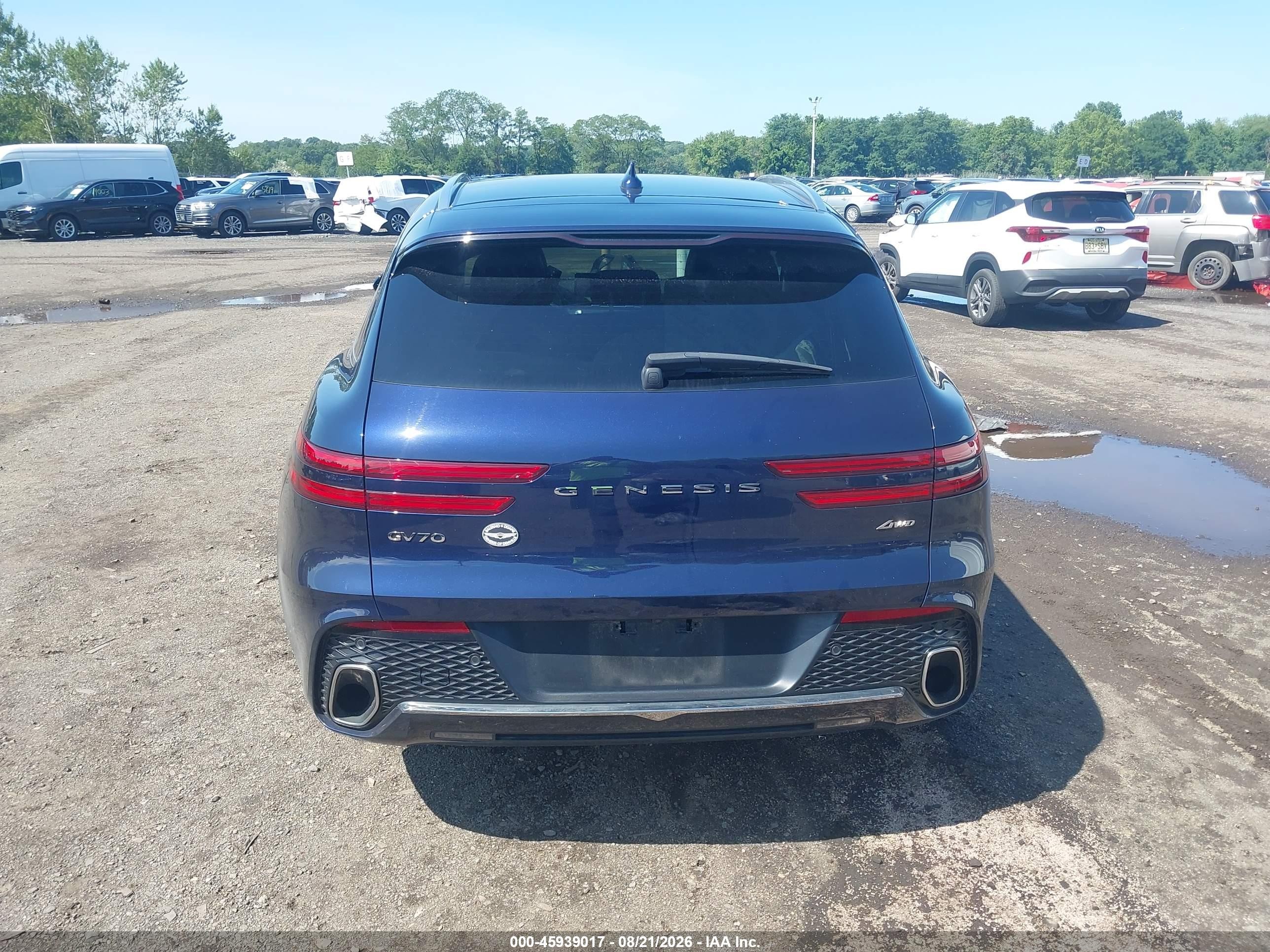 2025 Genesis Gv70 2.5t Awd Blue vin: 5NMMADTB9SH023170