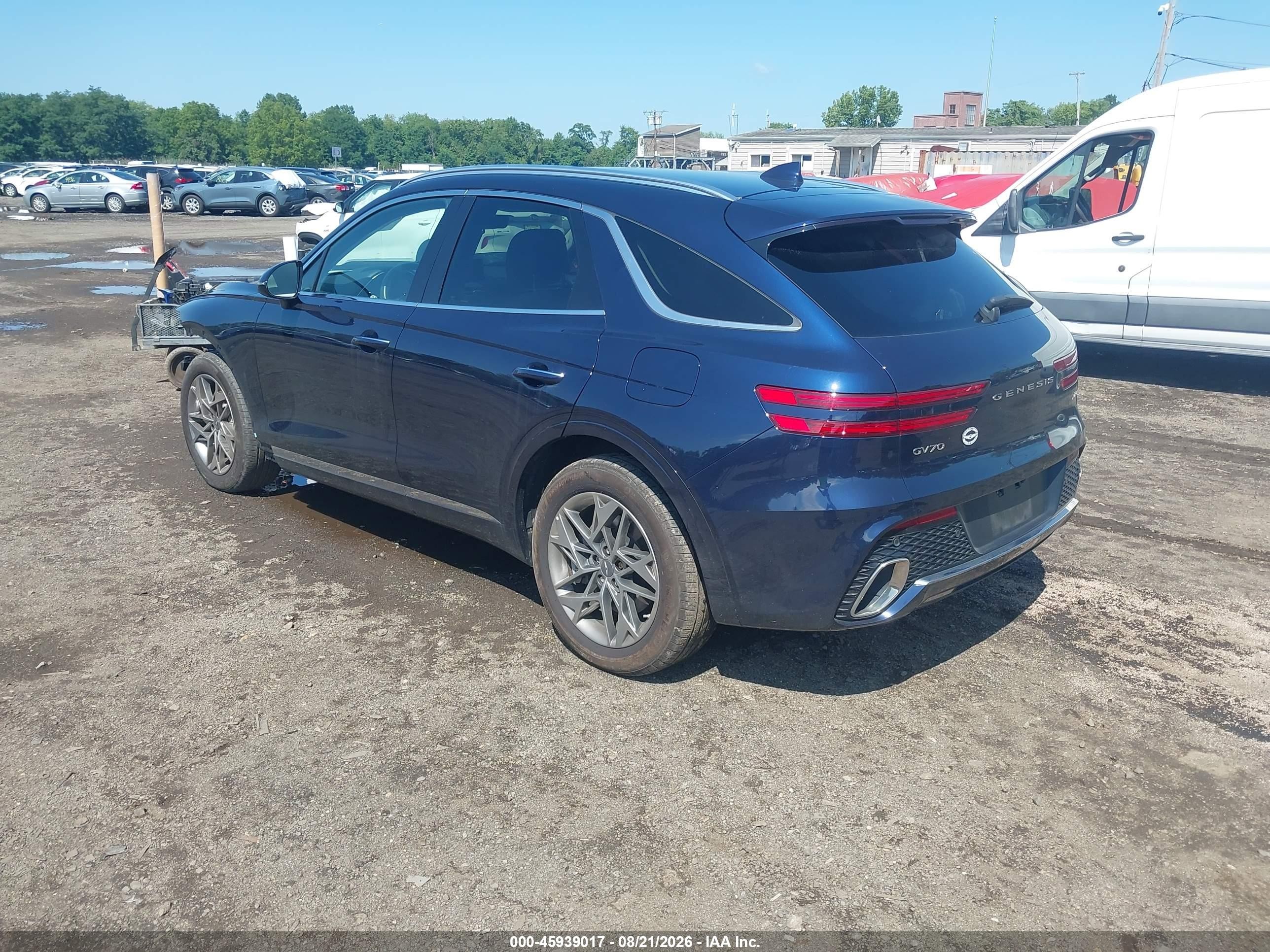 2025 Genesis Gv70 2.5t Awd Blue vin: 5NMMADTB9SH023170