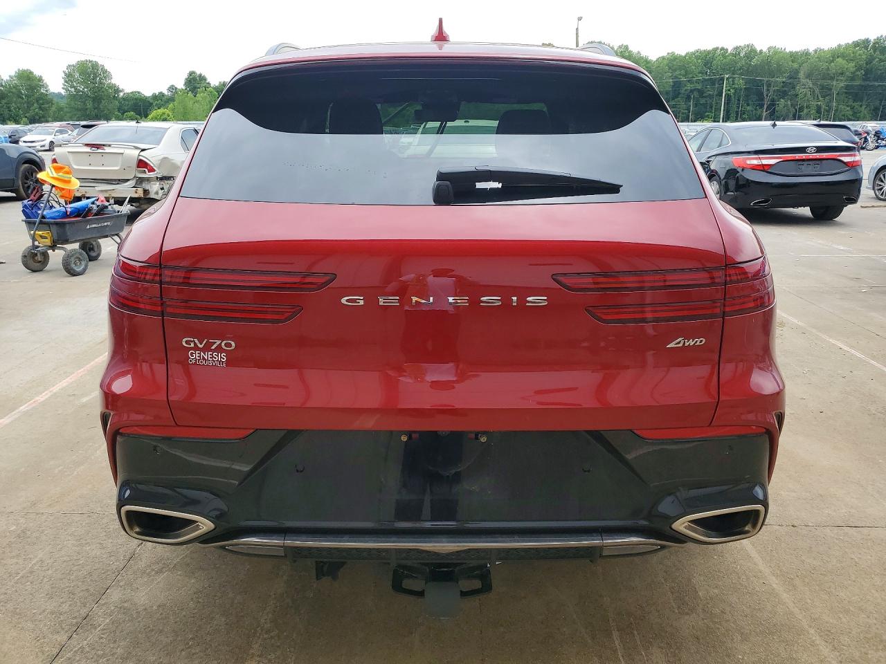 2026 Genesis Gv70 Sport Prestige Red vin: 5NMMFDTBXTH053264