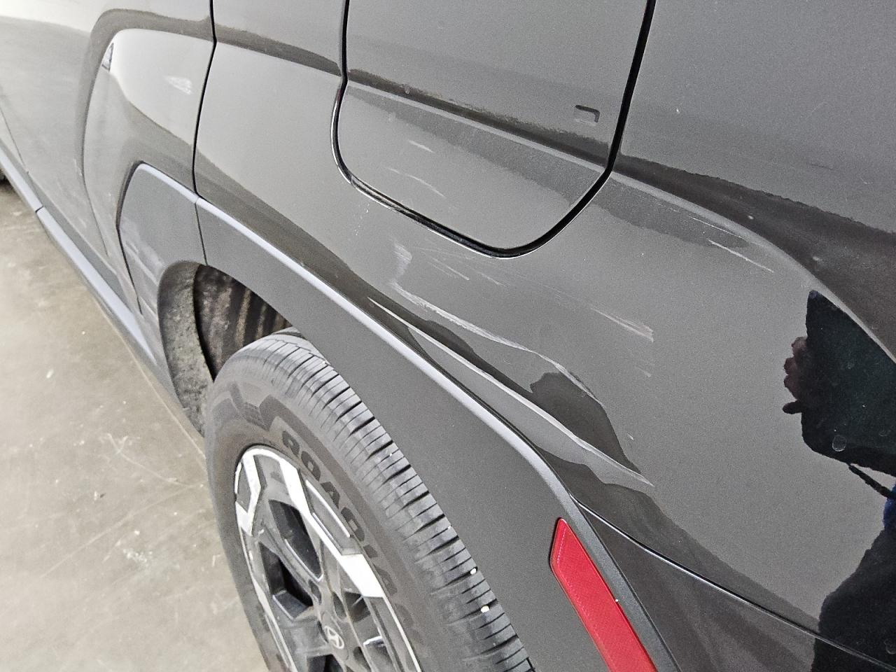 2026 Hyundai Santa Fe Se Black vin: 5NMP14GL2TH194036 Damage: Left Qtr Panel, Dent(S) W/ Paint Dmg, > 12 Inches