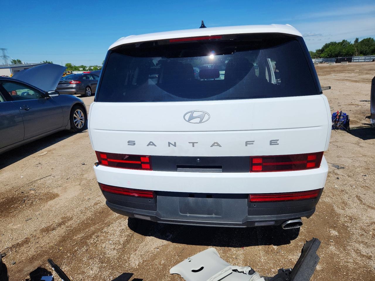 2025 Hyundai Santa Fe Se White vin: 5NMP14GL8SH101096