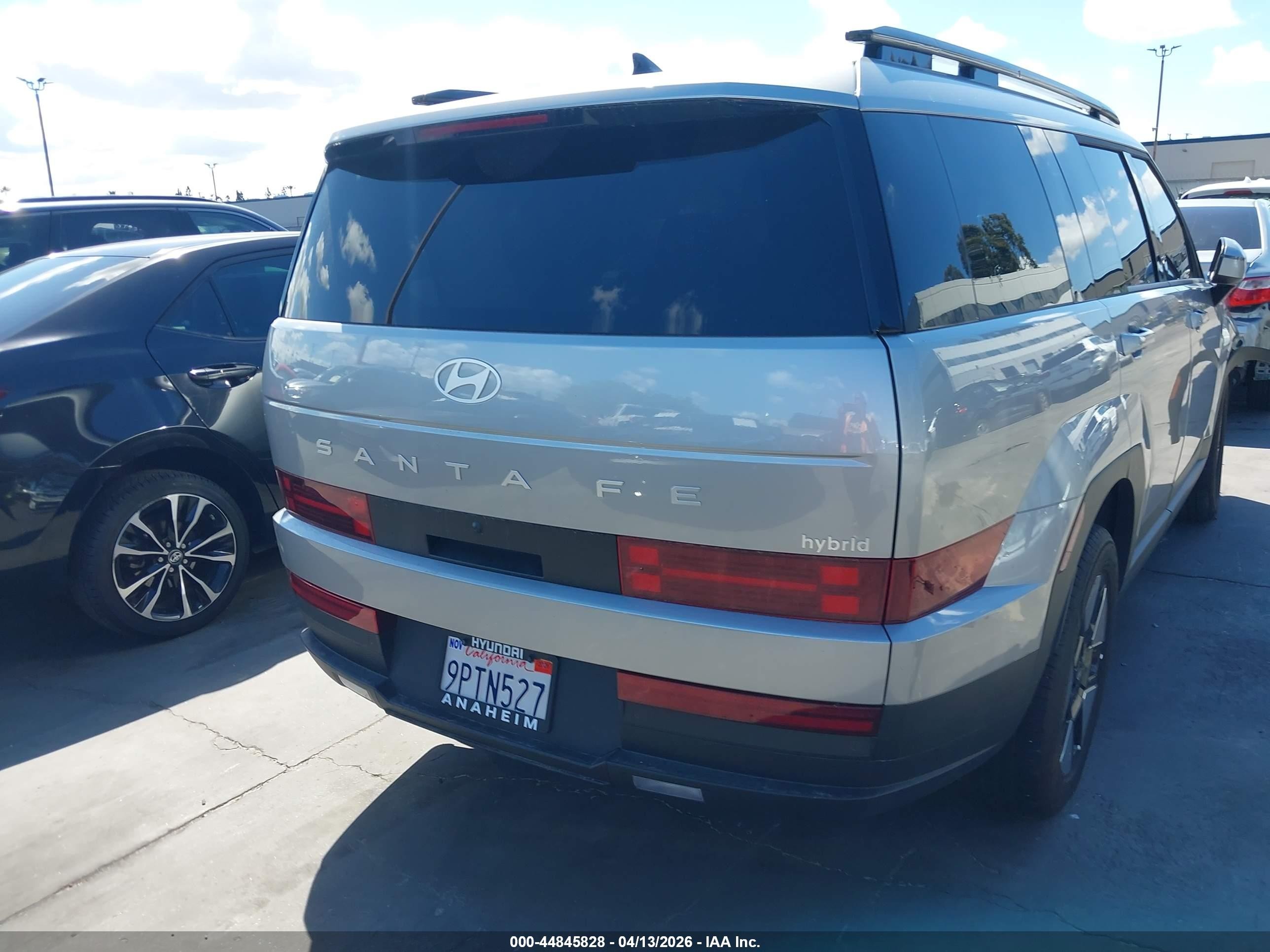 2025 Hyundai Santa Fe Hybrid Sel Gray vin: 5NMP24G11SH019772