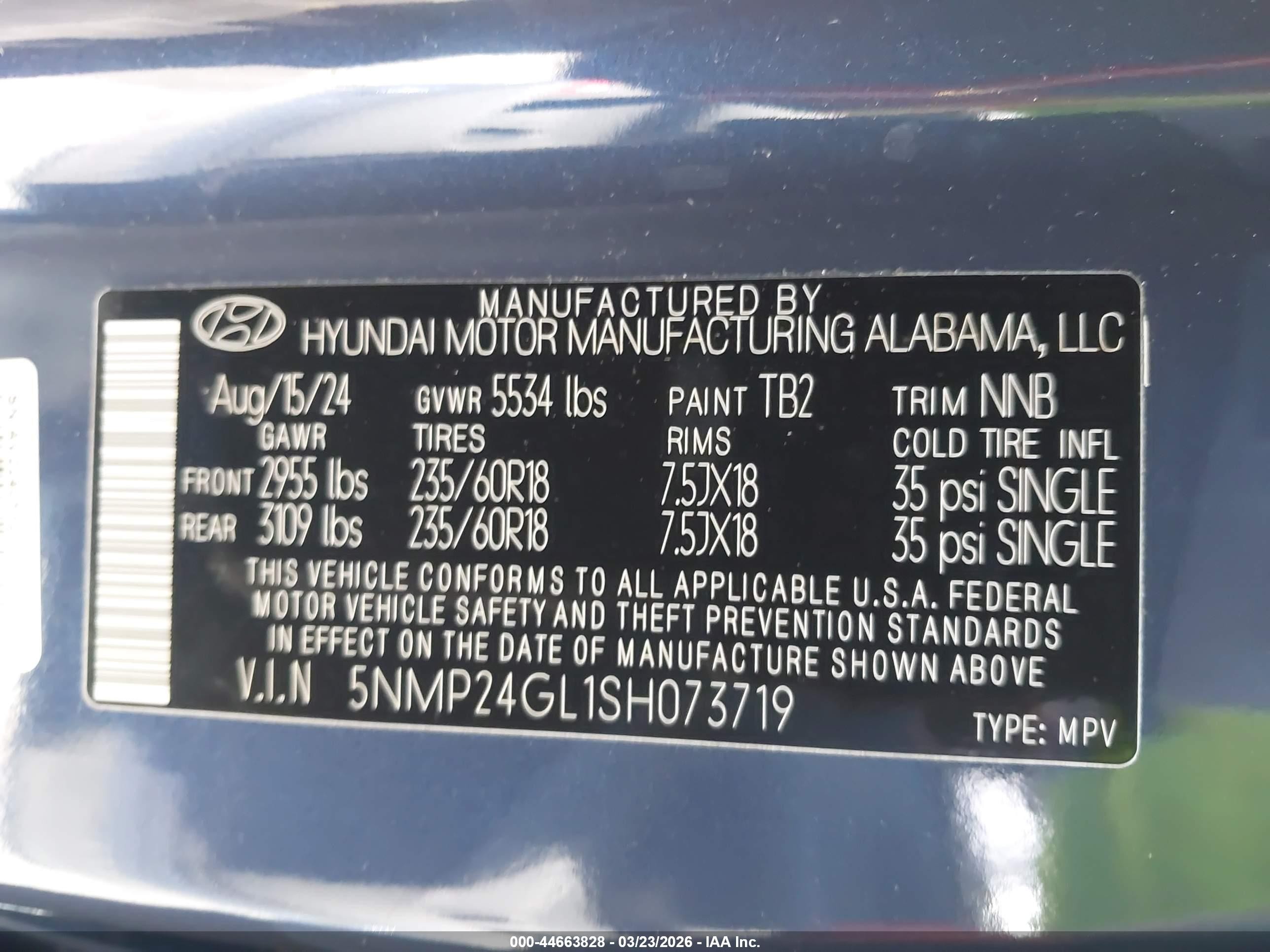 2025 Hyundai Santa Fe Sel Gray vin: 5NMP24GL1SH073719