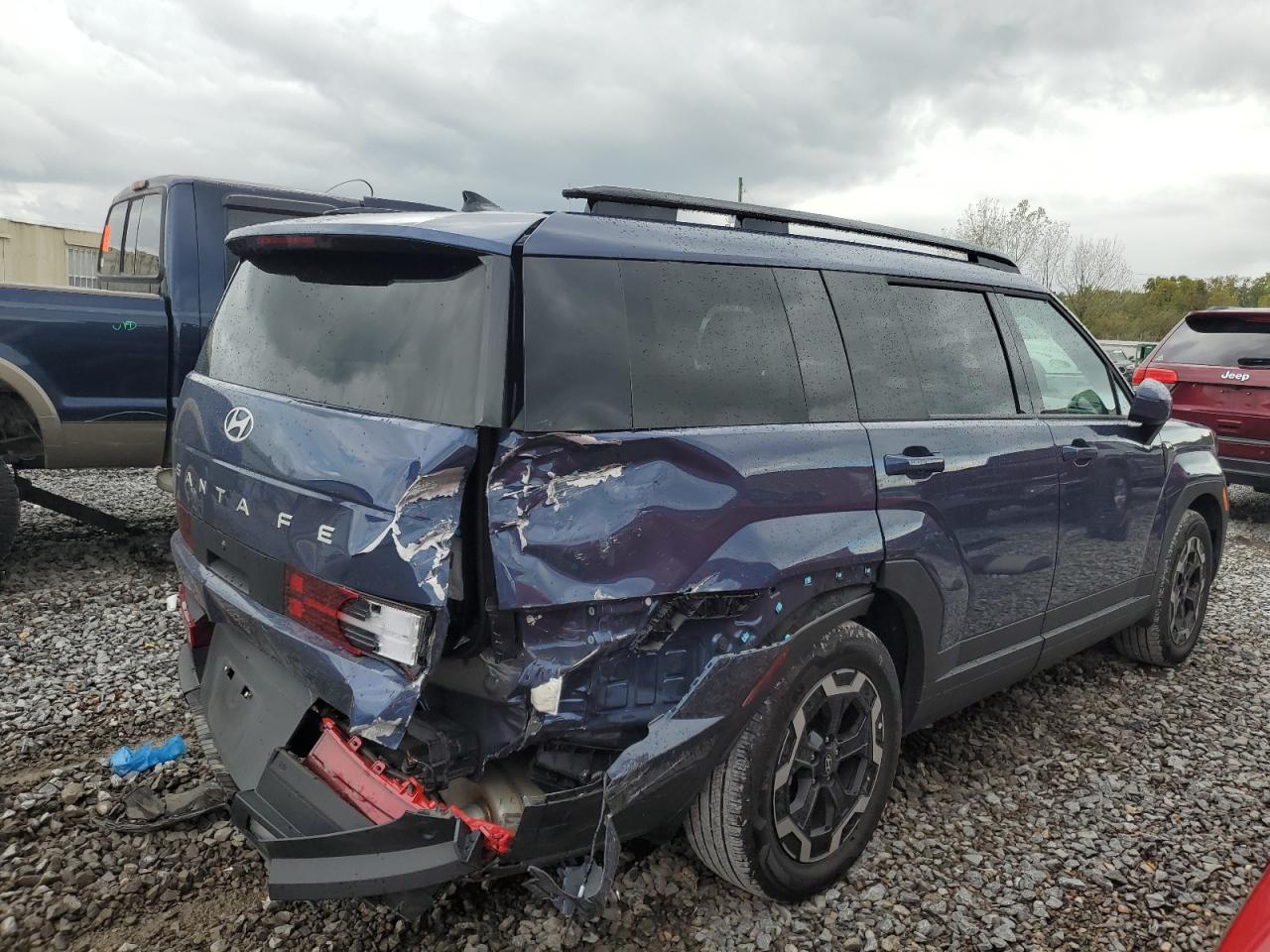 2025 Hyundai Santa Fe Sel Синий vin: 5NMP24GL1SH119694
