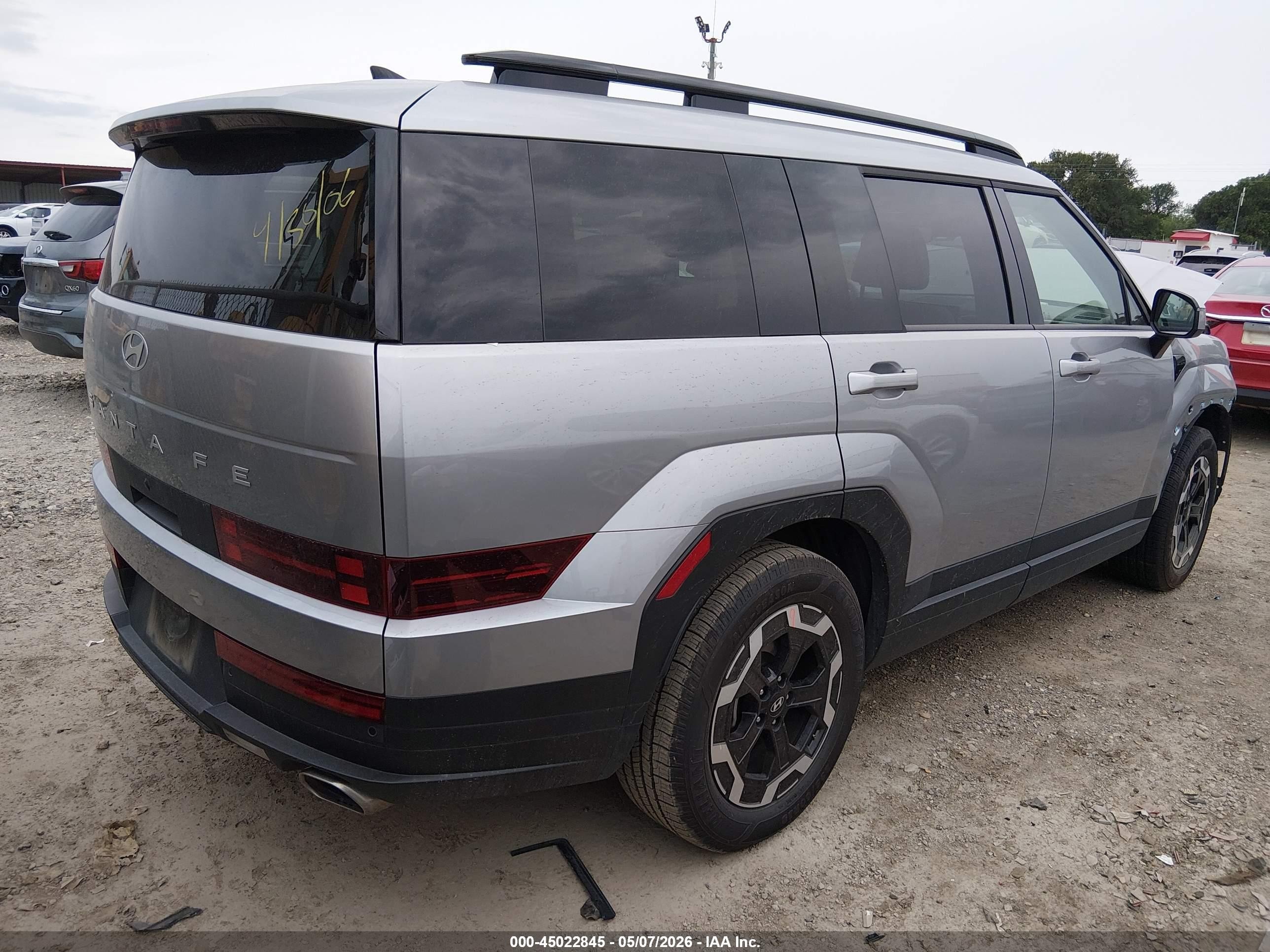 2024 Hyundai Santa Fe Sel Серебряный vin: 5NMP24GL2RH022210