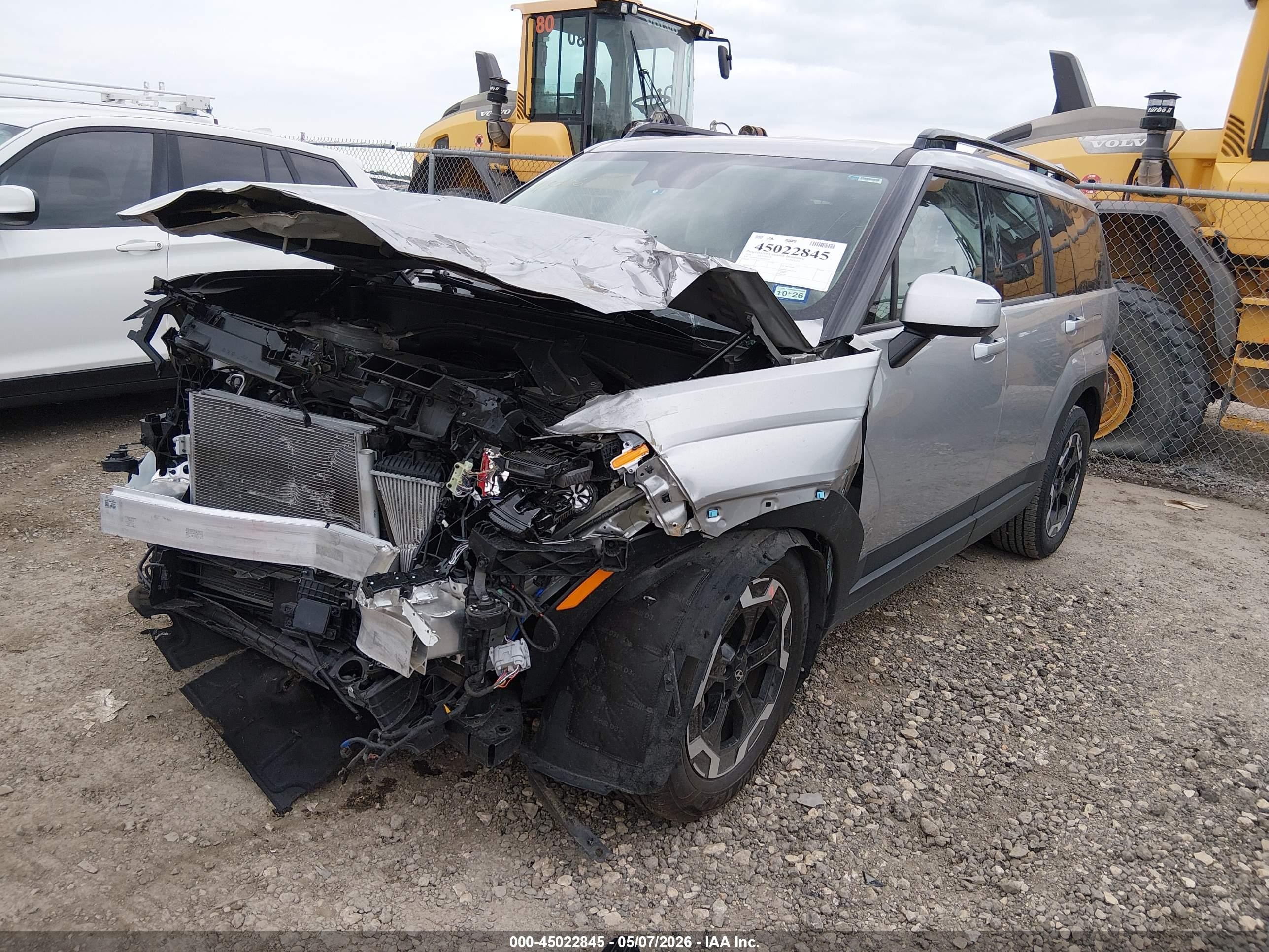 2024 Hyundai Santa Fe Sel Серебряный vin: 5NMP24GL2RH022210