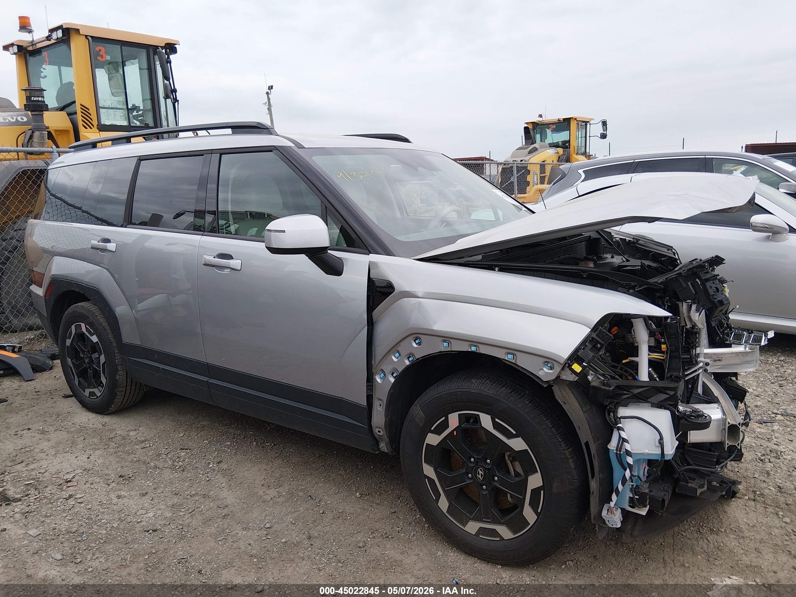 2024 Hyundai Santa Fe Sel Серебряный vin: 5NMP24GL2RH022210