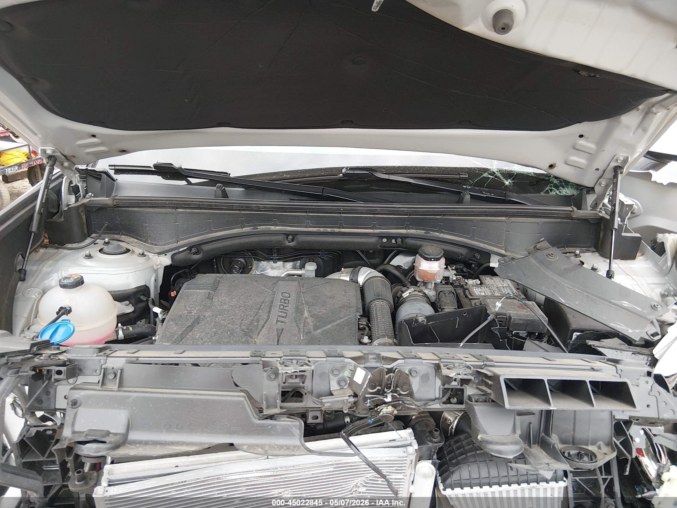2024 Hyundai Santa Fe Sel Серебряный vin: 5NMP24GL2RH022210