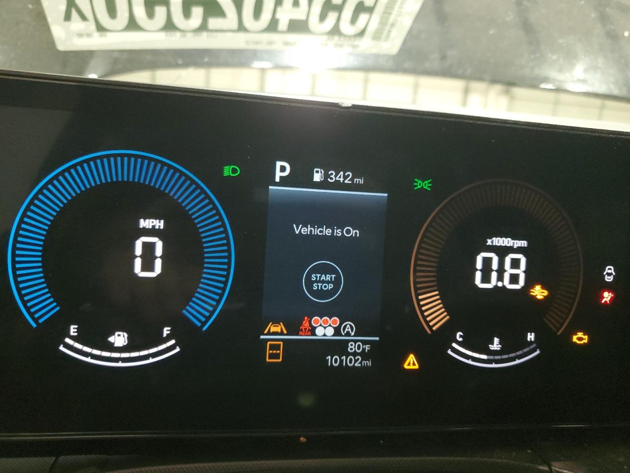 2026 Hyundai Santa Fe Sel Черный vin: 5NMP24GL3TH196102 Damage: Warning Light - Engine, On, Unacceptable