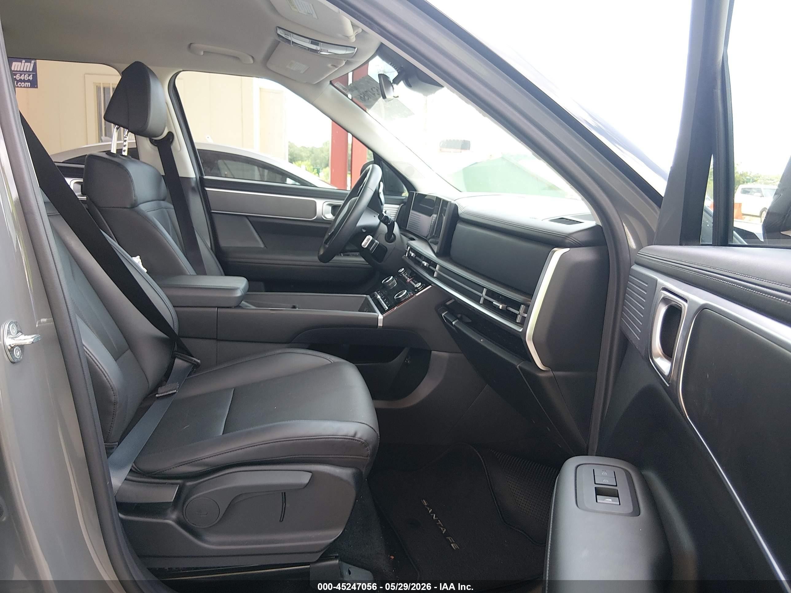 2025 Hyundai Santa Fe Sel Gray vin: 5NMP24GL7SH103306