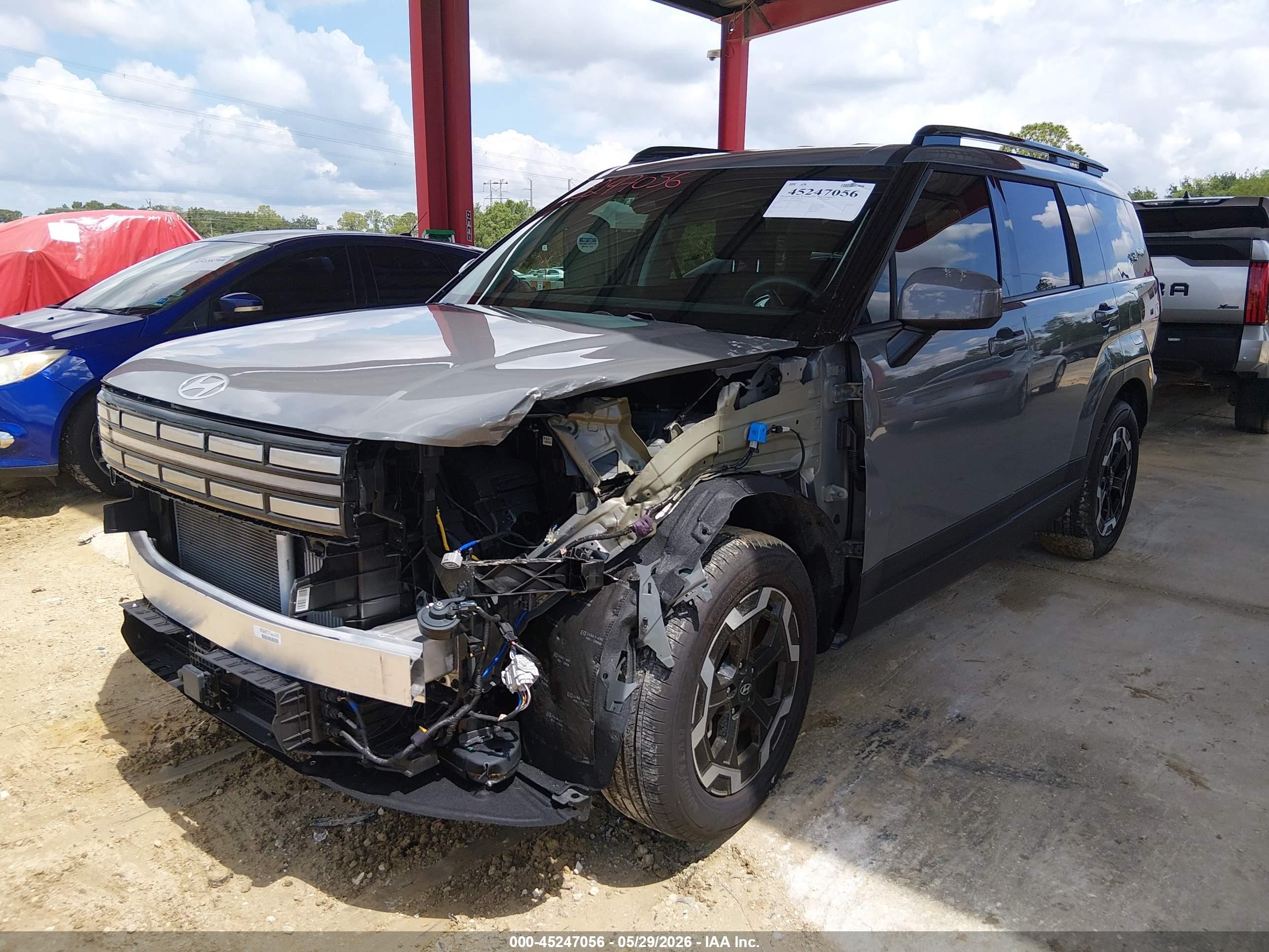 2025 Hyundai Santa Fe Sel Gray vin: 5NMP24GL7SH103306