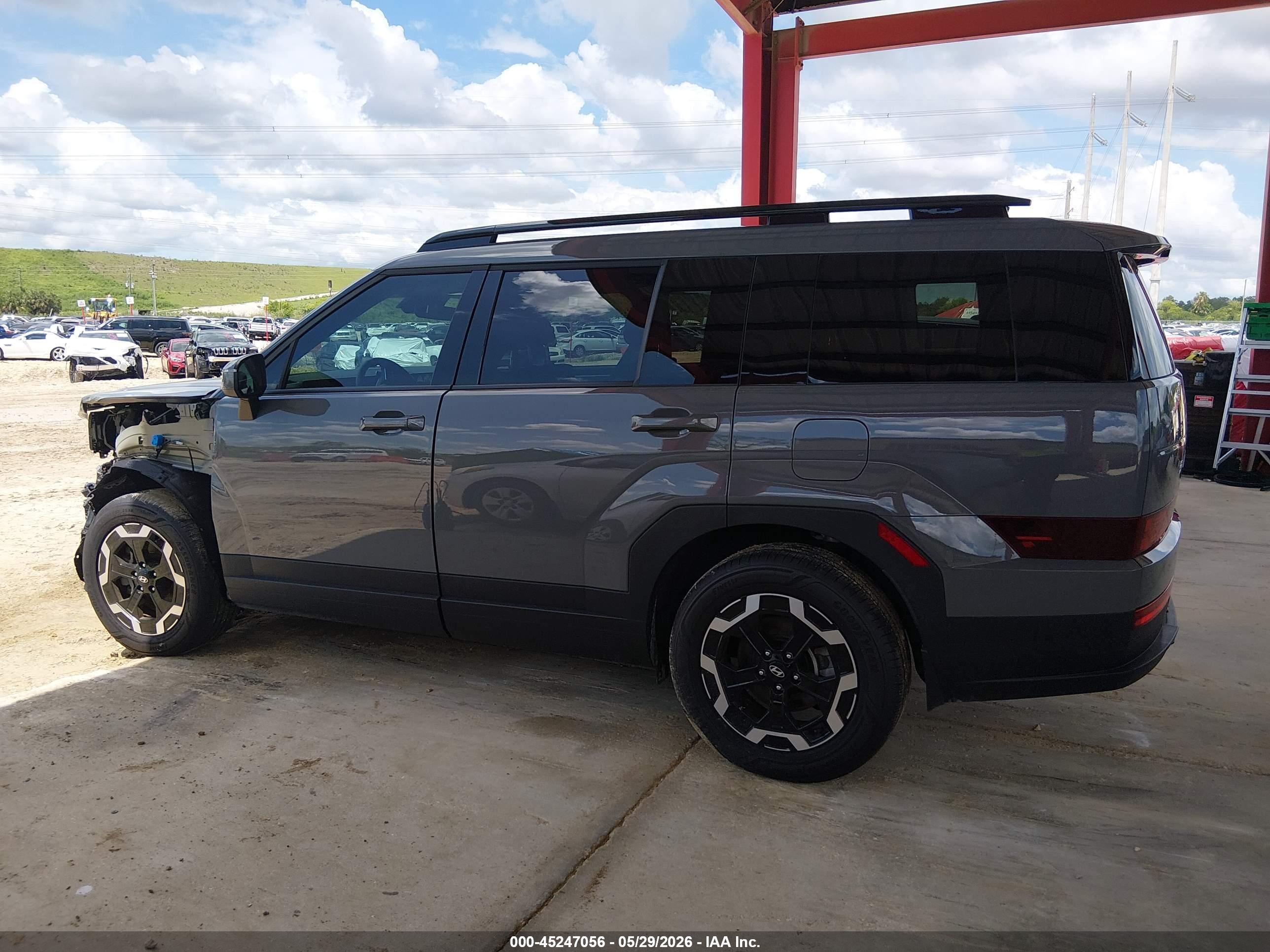 2025 Hyundai Santa Fe Sel Gray vin: 5NMP24GL7SH103306