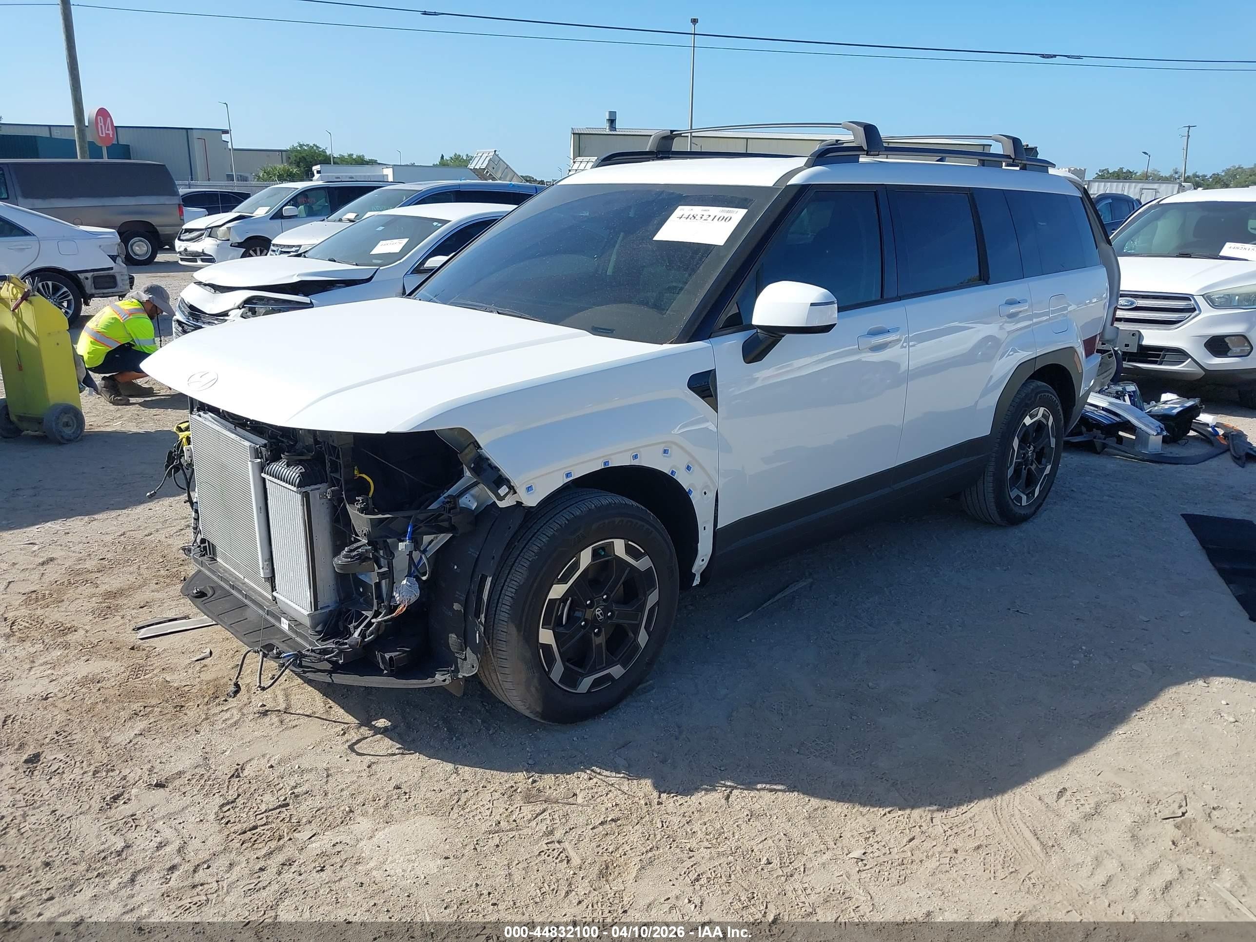 2026 Hyundai Santa Fe Sel White vin: 5NMP24GL7TH195597