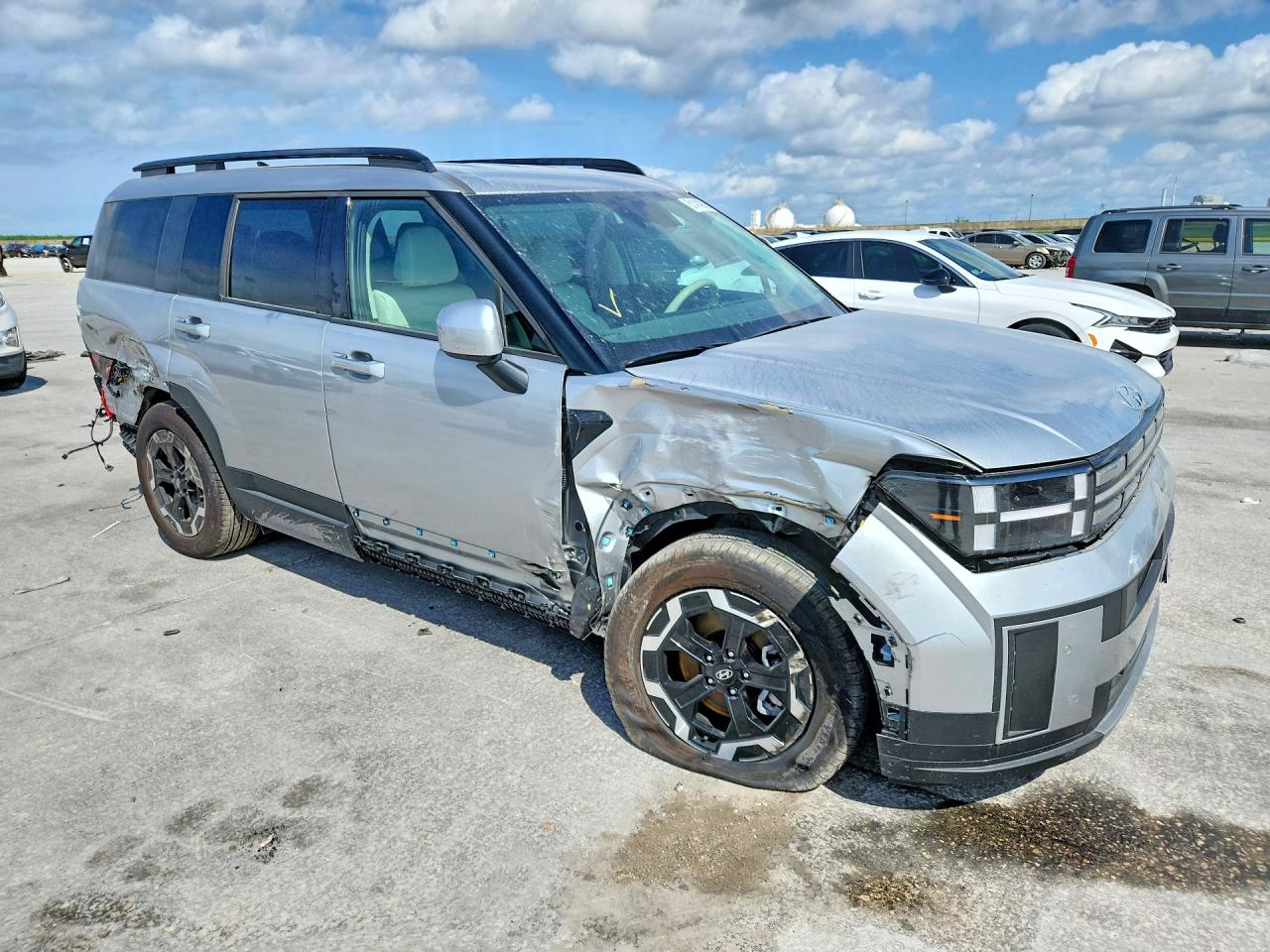 2025 Hyundai Santa Fe Sel Серебряный vin: 5NMP24GLXSH100660