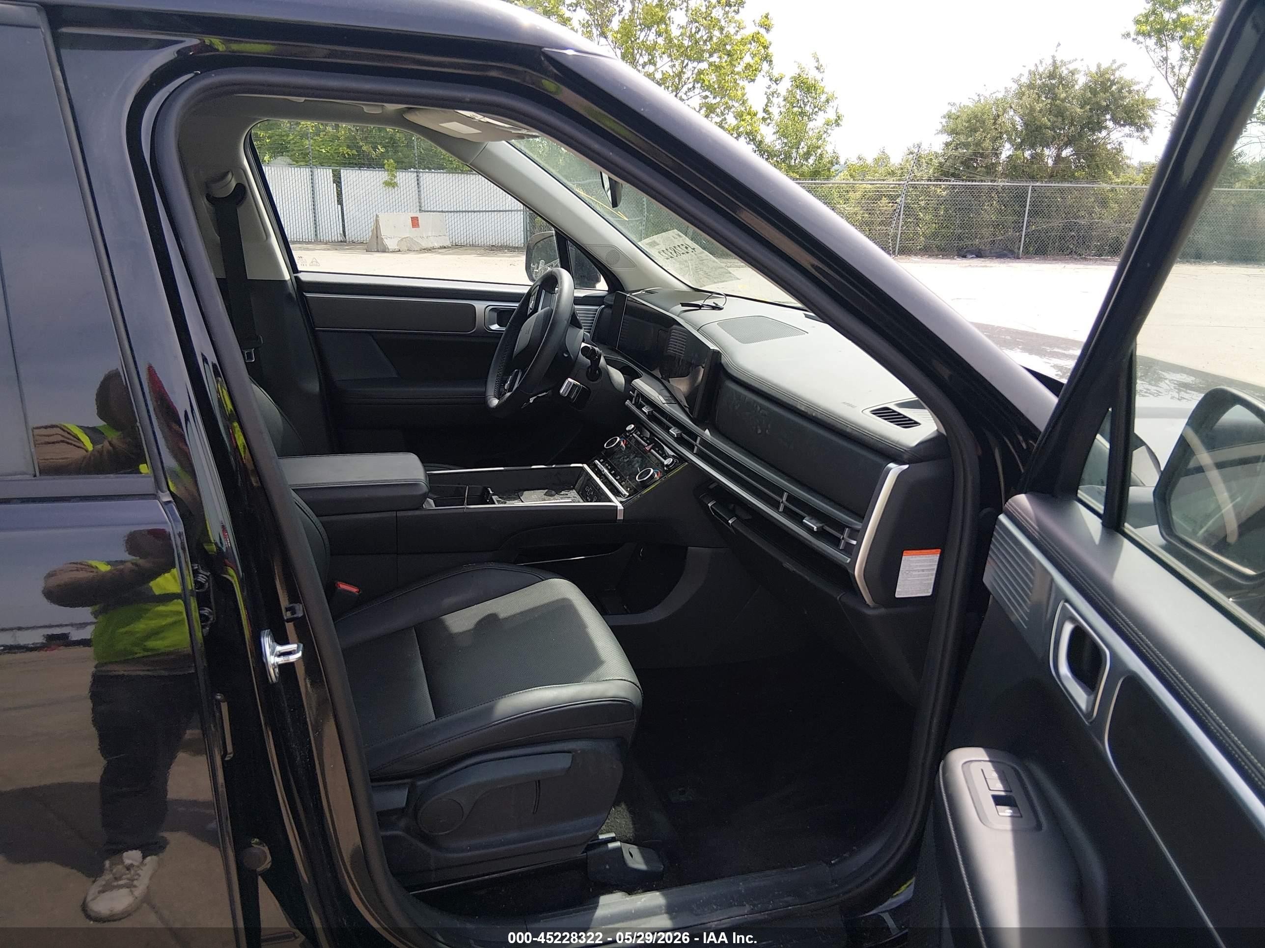 2025 Hyundai Santa Fe Hybrid Sel Black vin: 5NMP2DG10SH039592