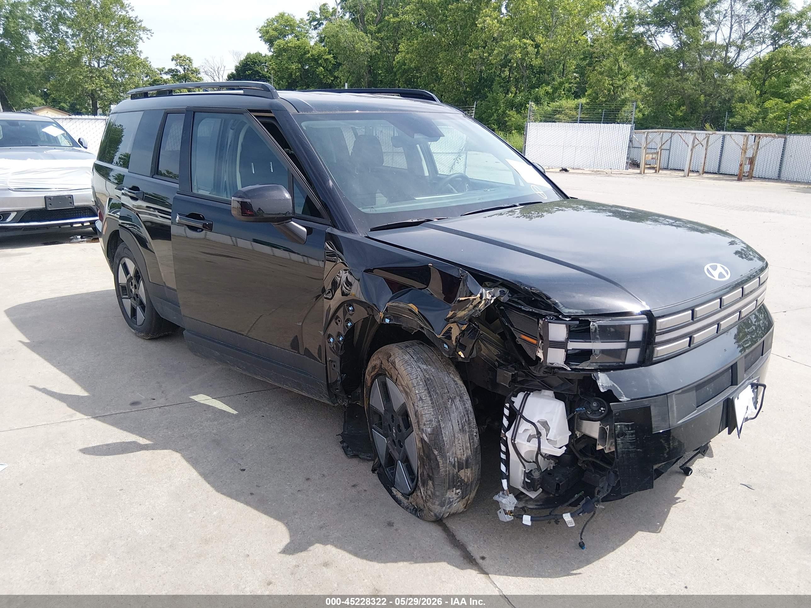 2025 Hyundai Santa Fe Hybrid Sel Black vin: 5NMP2DG10SH039592