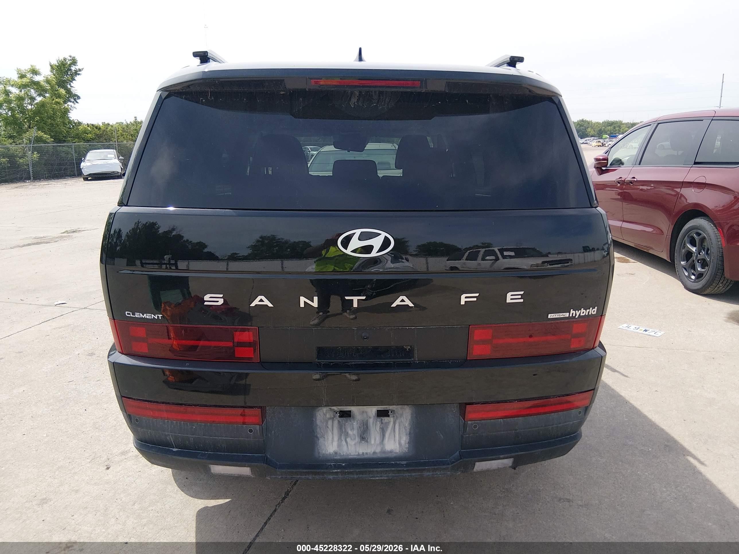 2025 Hyundai Santa Fe Hybrid Sel Black vin: 5NMP2DG10SH039592