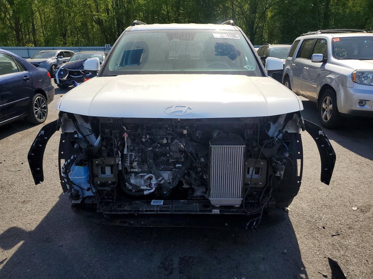 2025 Hyundai Santa Fe Sel White vin: 5NMP2DGL0SH114308